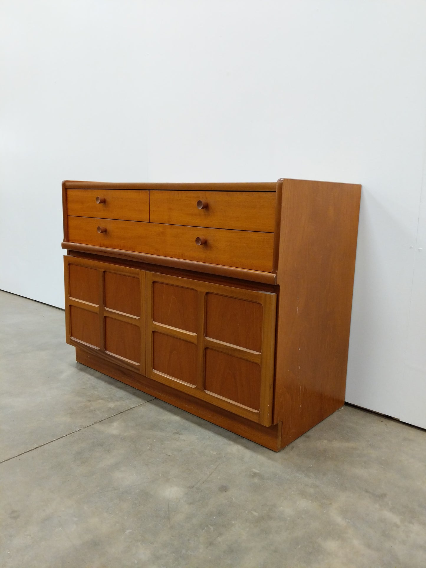 Vintage Mid Century Modern Teak Cabinet / Console by Nathan