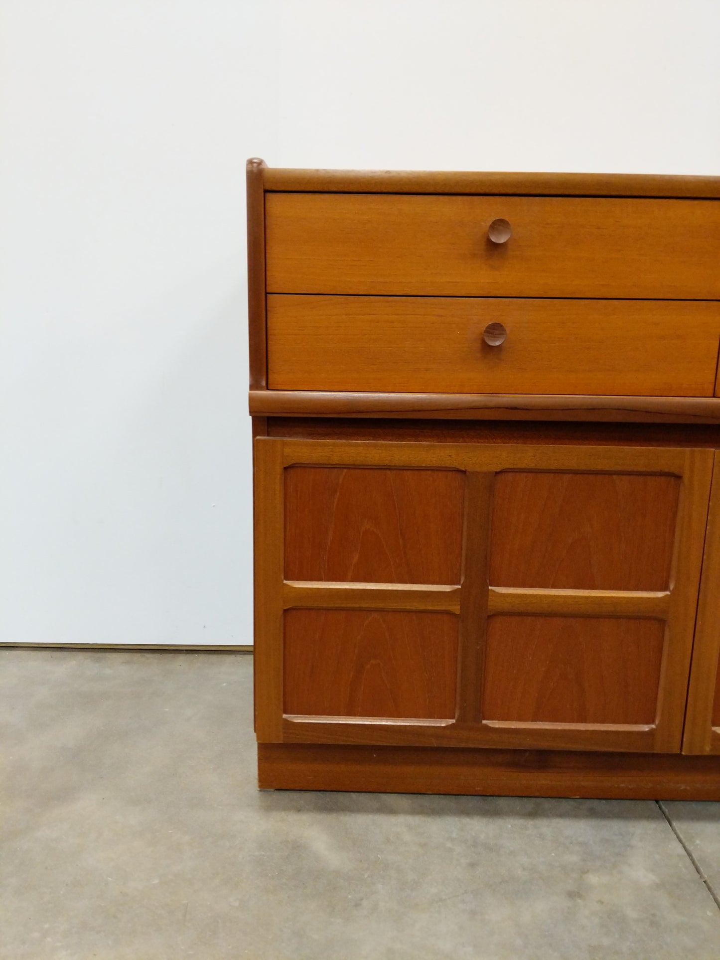 Vintage Mid Century Modern Teak Cabinet / Console by Nathan