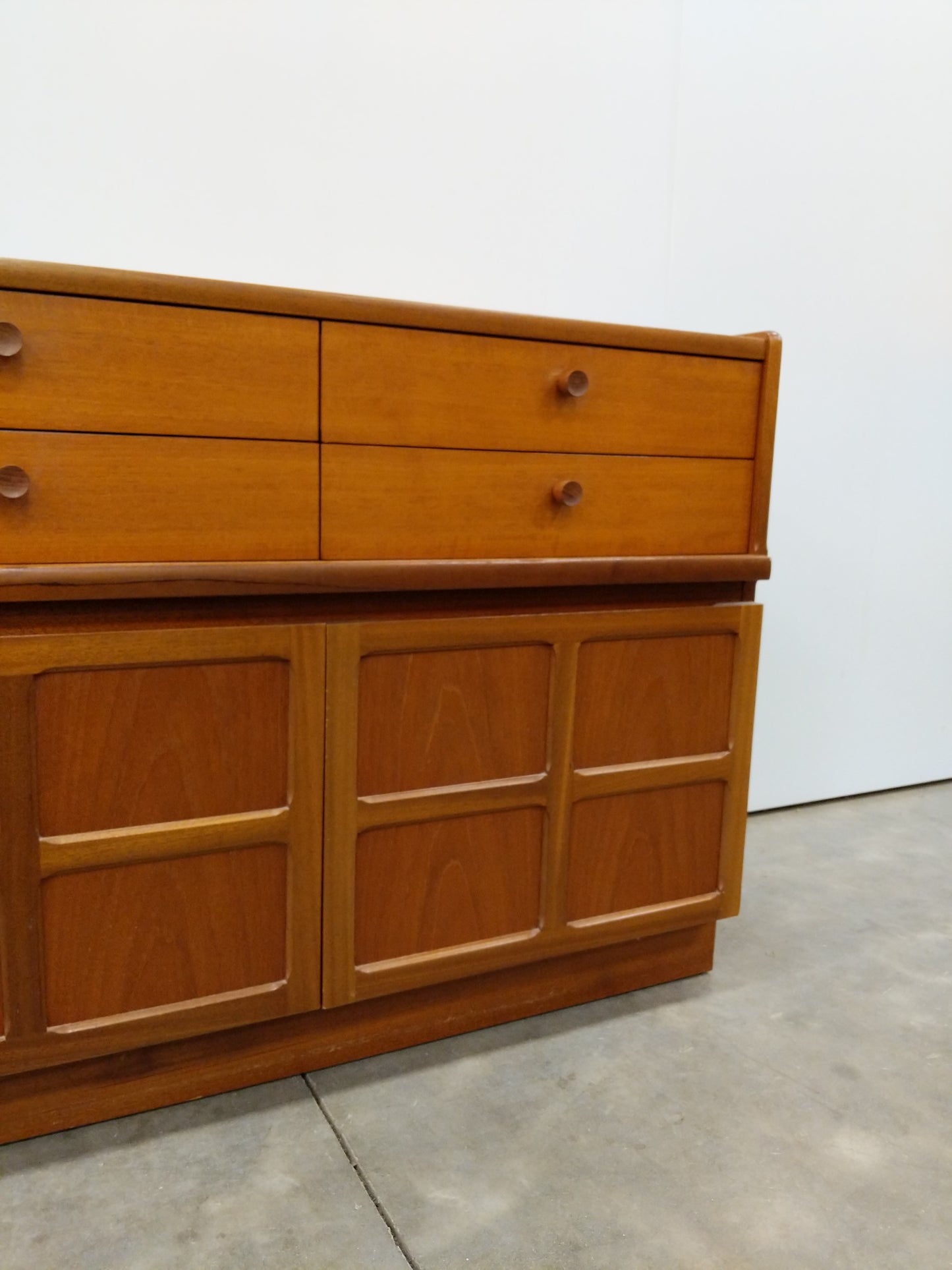 Vintage Mid Century Modern Teak Cabinet / Console by Nathan