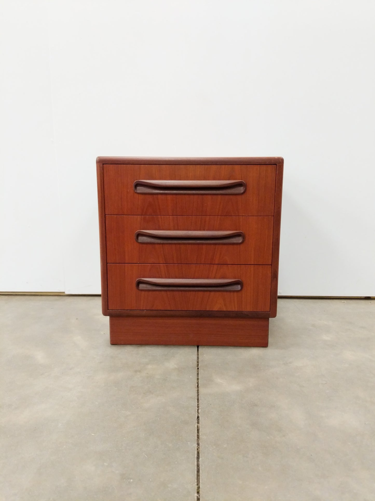 Vintage Mid Century Modern Teak Nightstand / Low Chest by G Plan