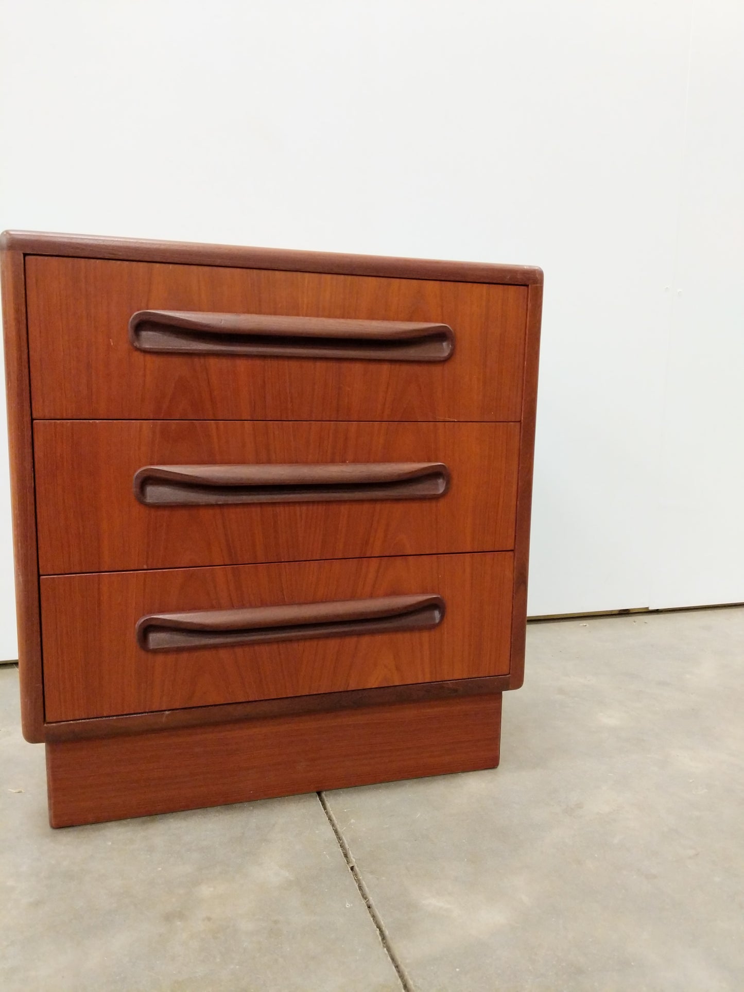 Vintage Mid Century Modern Teak Nightstand / Low Chest by G Plan