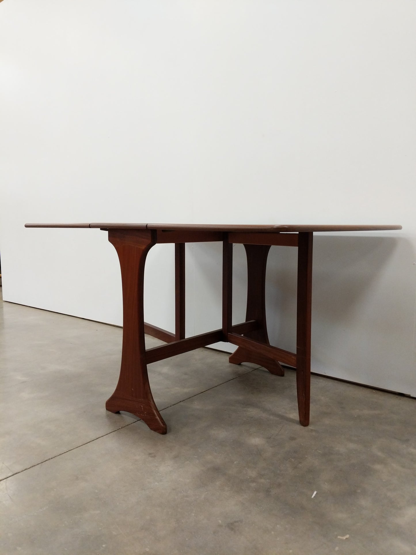 Vintage Mid Century Modern Teak Drop Leaf Dining Table by G Plan