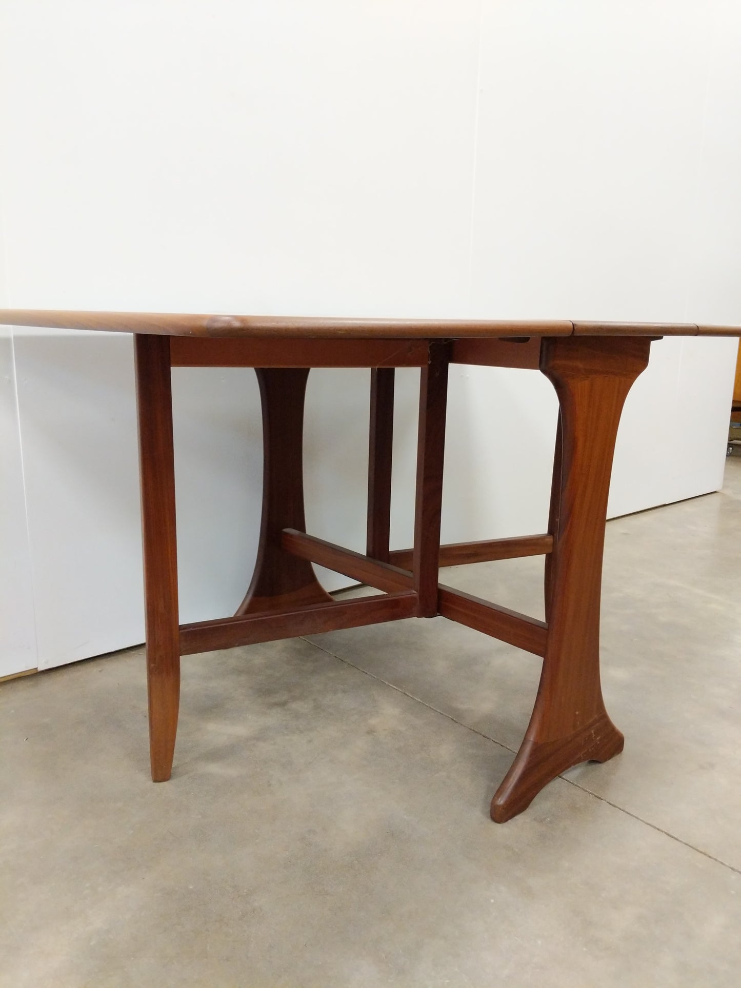 Vintage Mid Century Modern Teak Drop Leaf Dining Table by G Plan