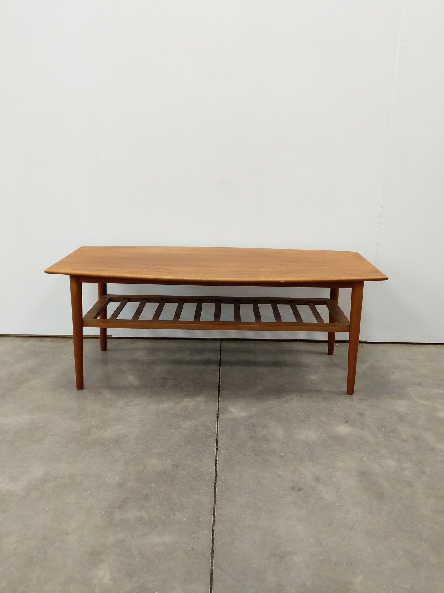 Vintage Mid Century Modern Teak Coffee Table
