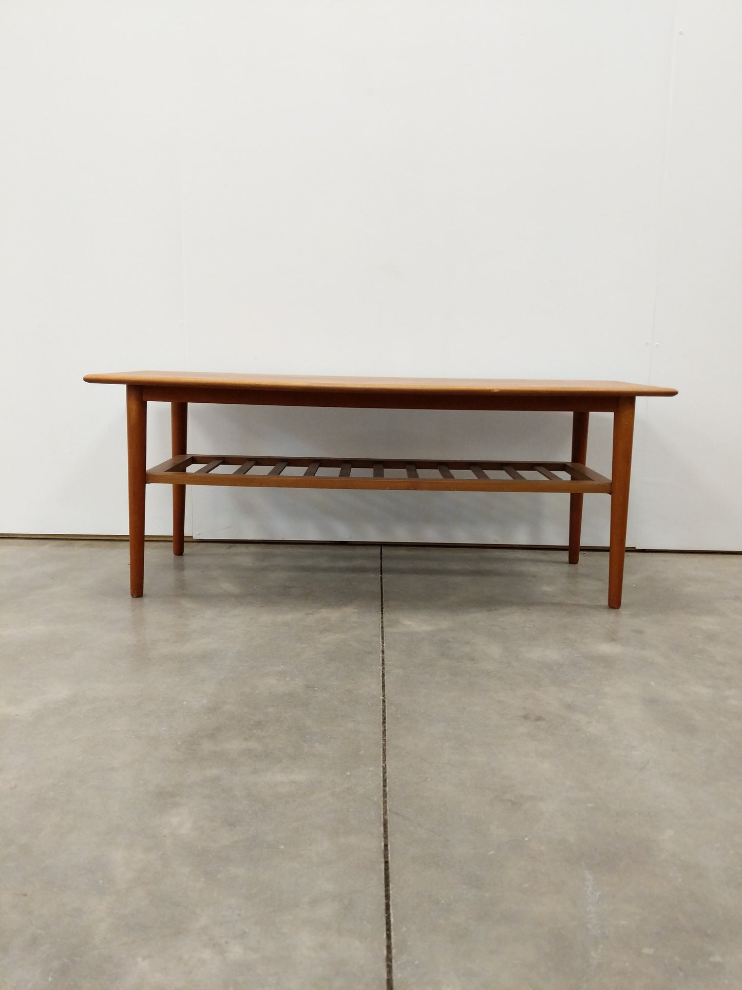 Vintage Mid Century Modern Teak Coffee Table