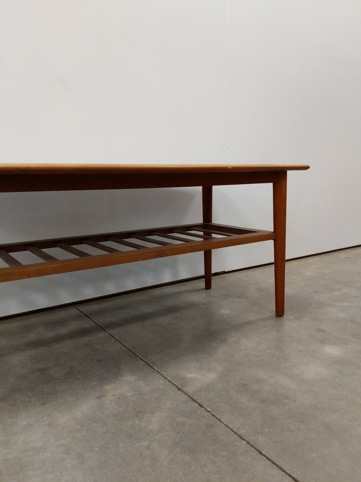 Vintage Mid Century Modern Teak Coffee Table