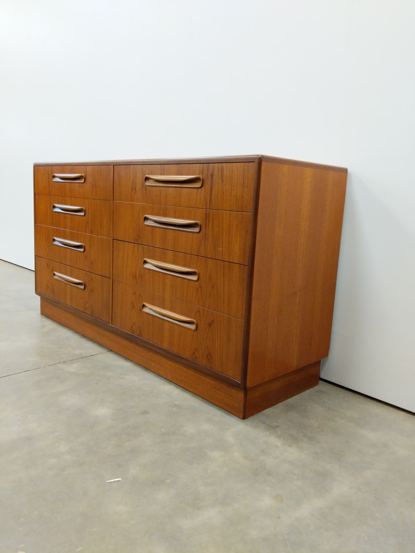 Vintage Mid Century Modern Teak Dresser by G Plan