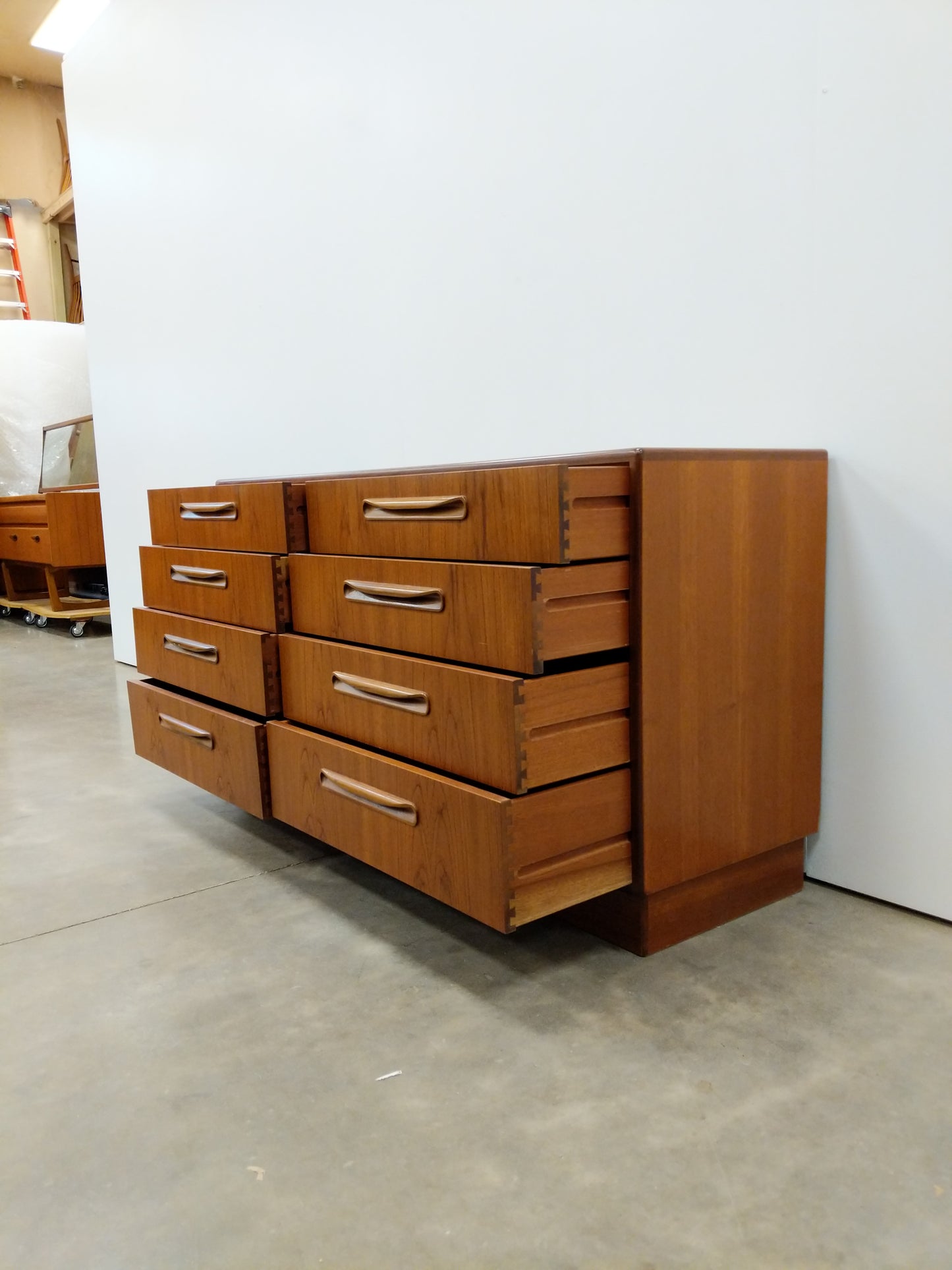 Vintage Mid Century Modern Teak Dresser by G Plan