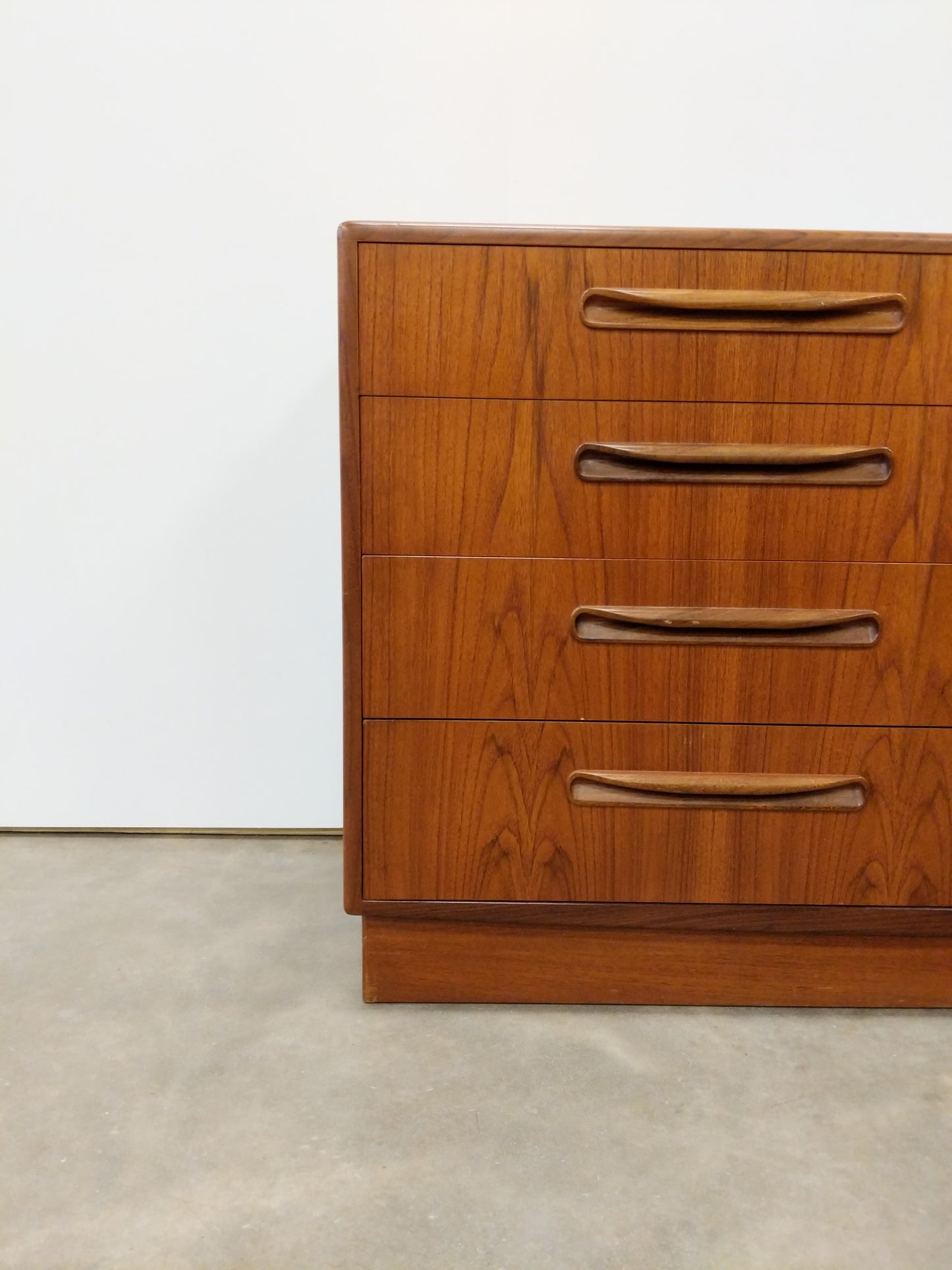 Vintage Mid Century Modern Teak Dresser by G Plan