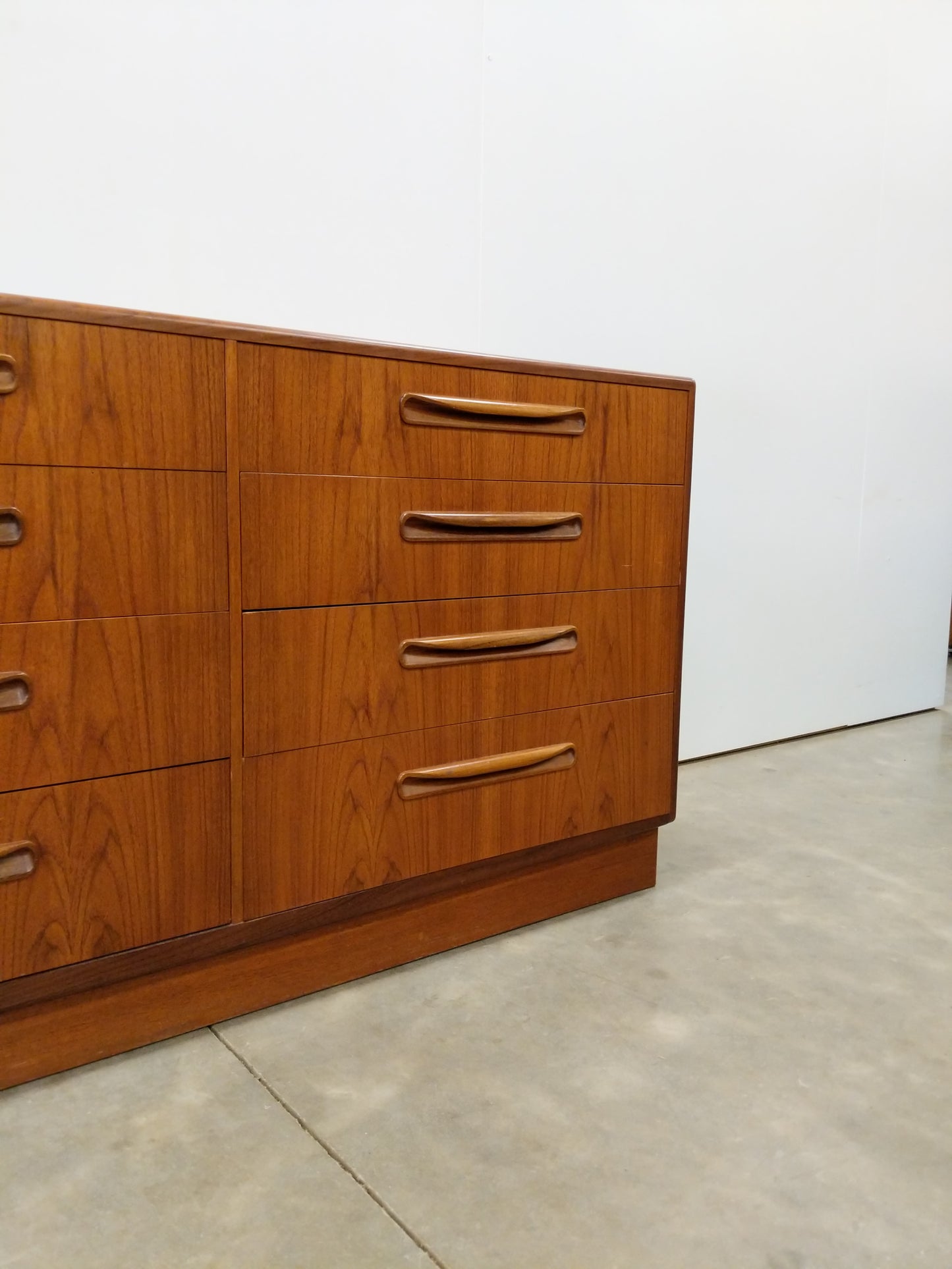 Vintage Mid Century Modern Teak Dresser by G Plan