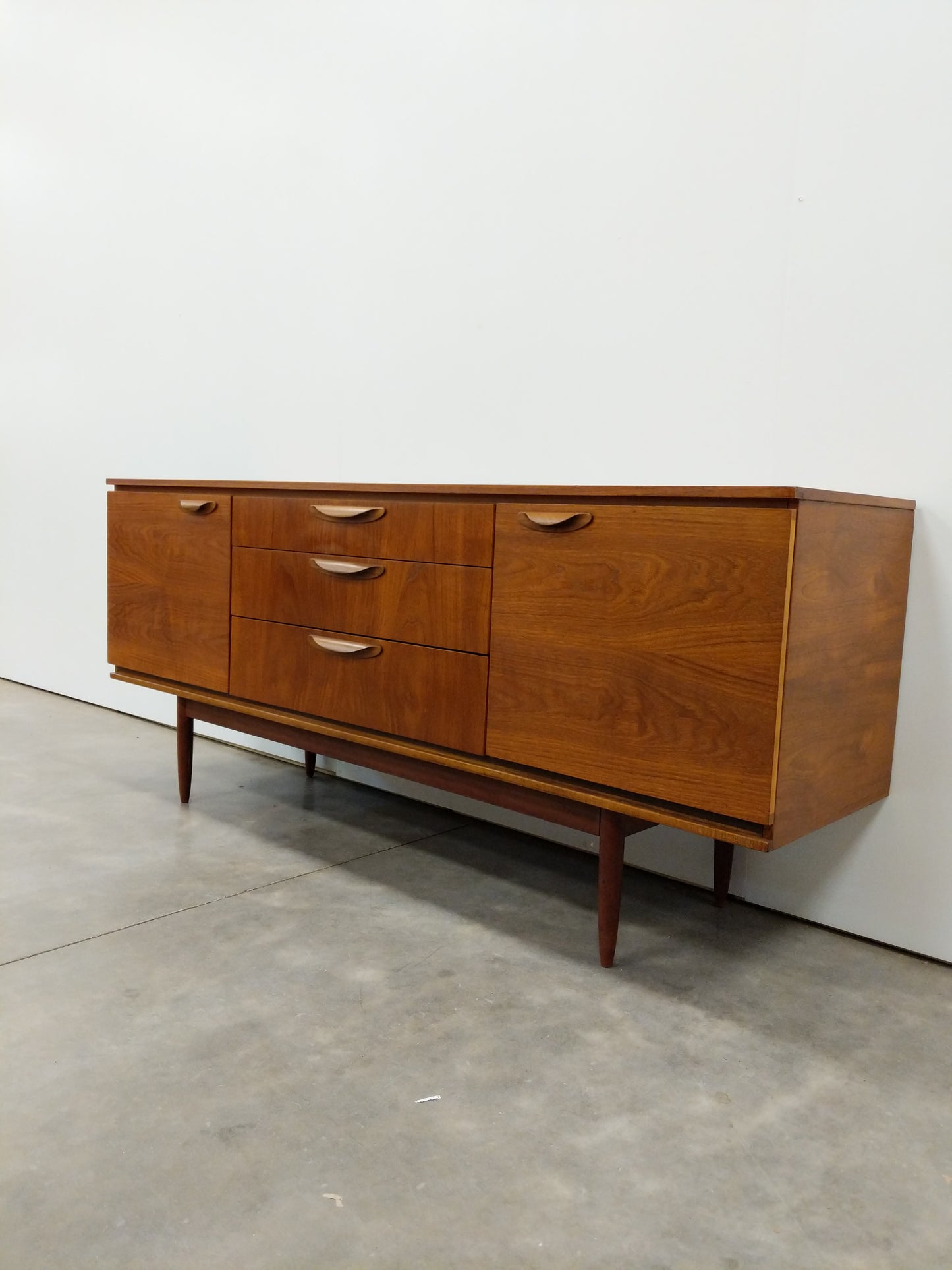Vintage Mid Century Modern Teak Credenza by Austinsuite