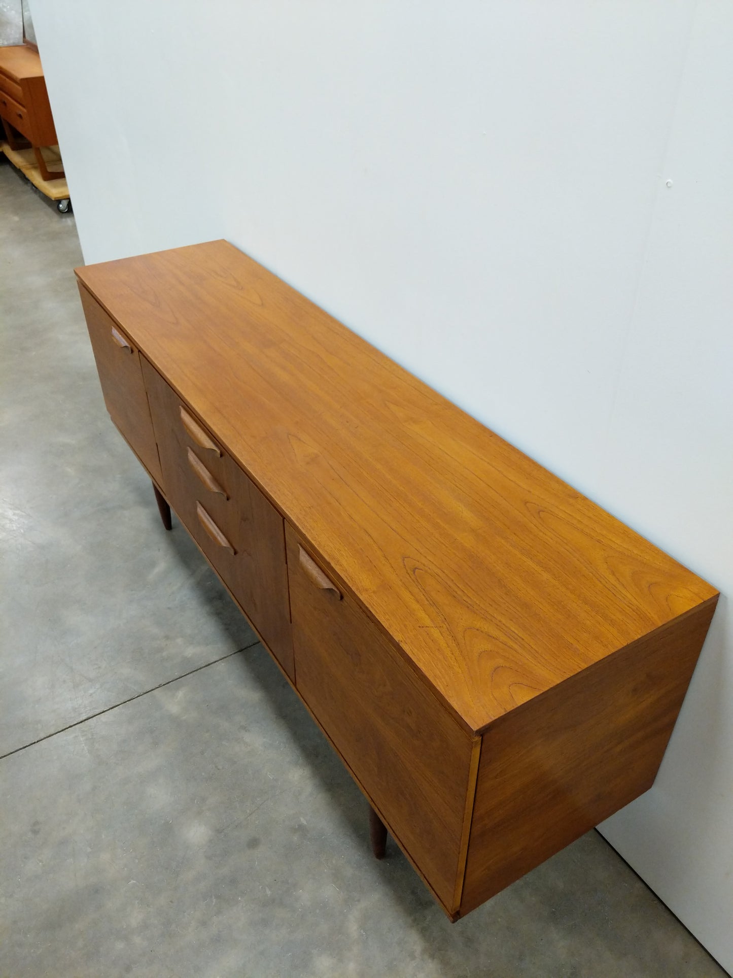 Vintage Mid Century Modern Teak Credenza by Austinsuite