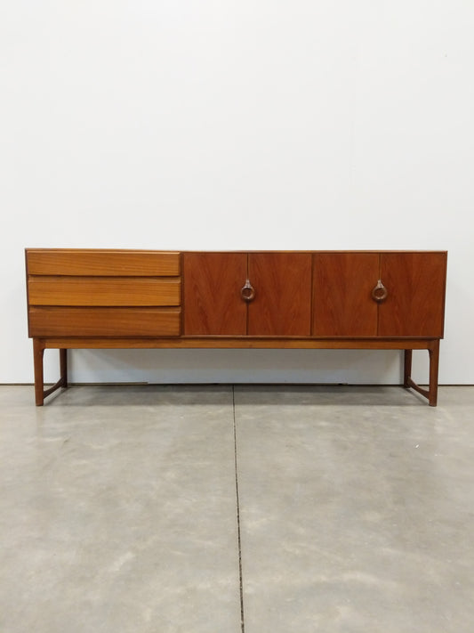 Vintage Mid Century Modern Teak Credenza by McIntosh