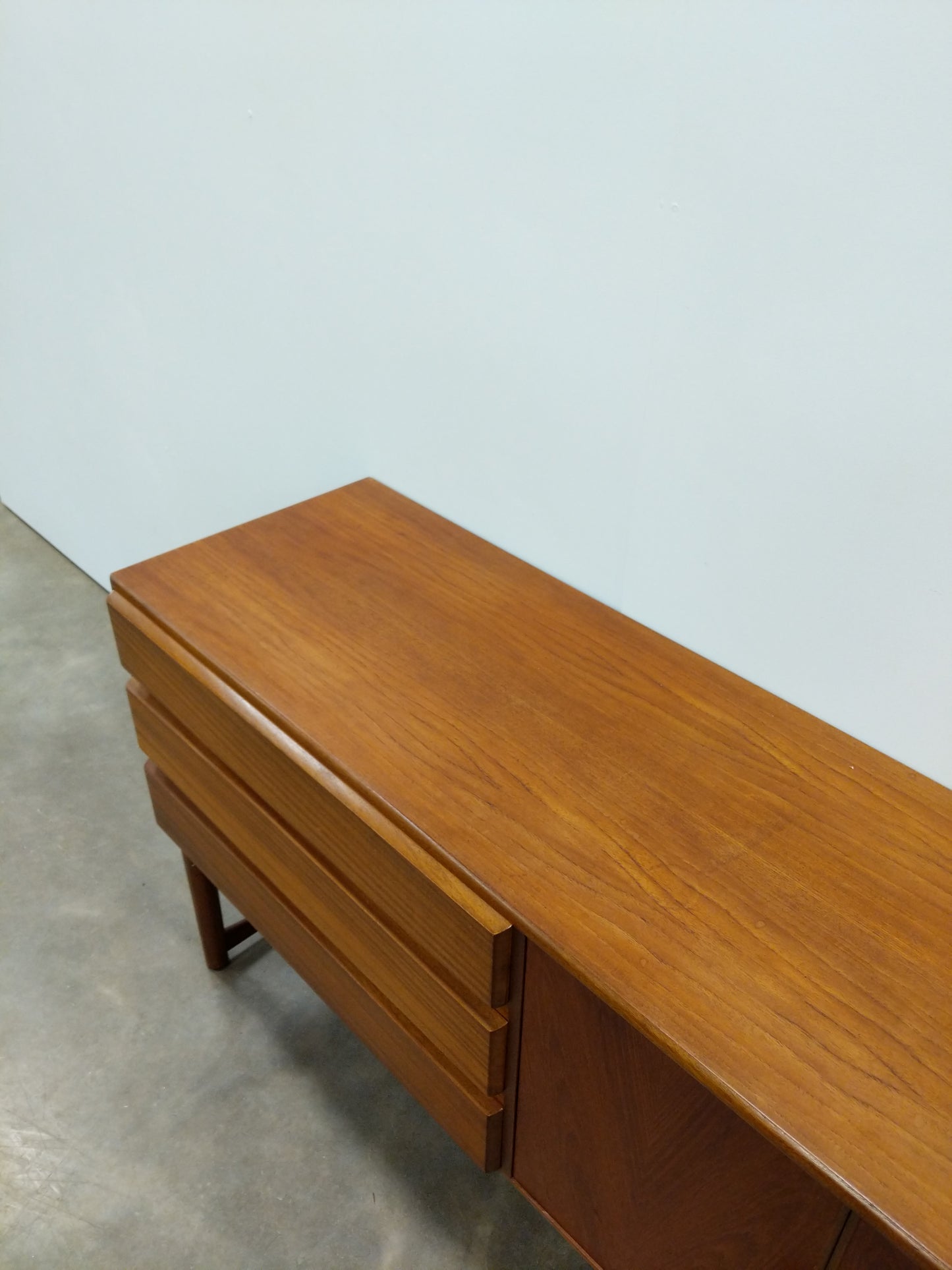 Vintage Mid Century Modern Teak Credenza by McIntosh