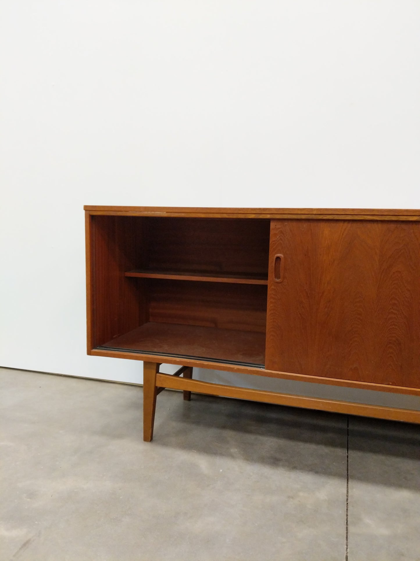 Vintage Mid Century Modern Teak Credenza by Austinsuite
