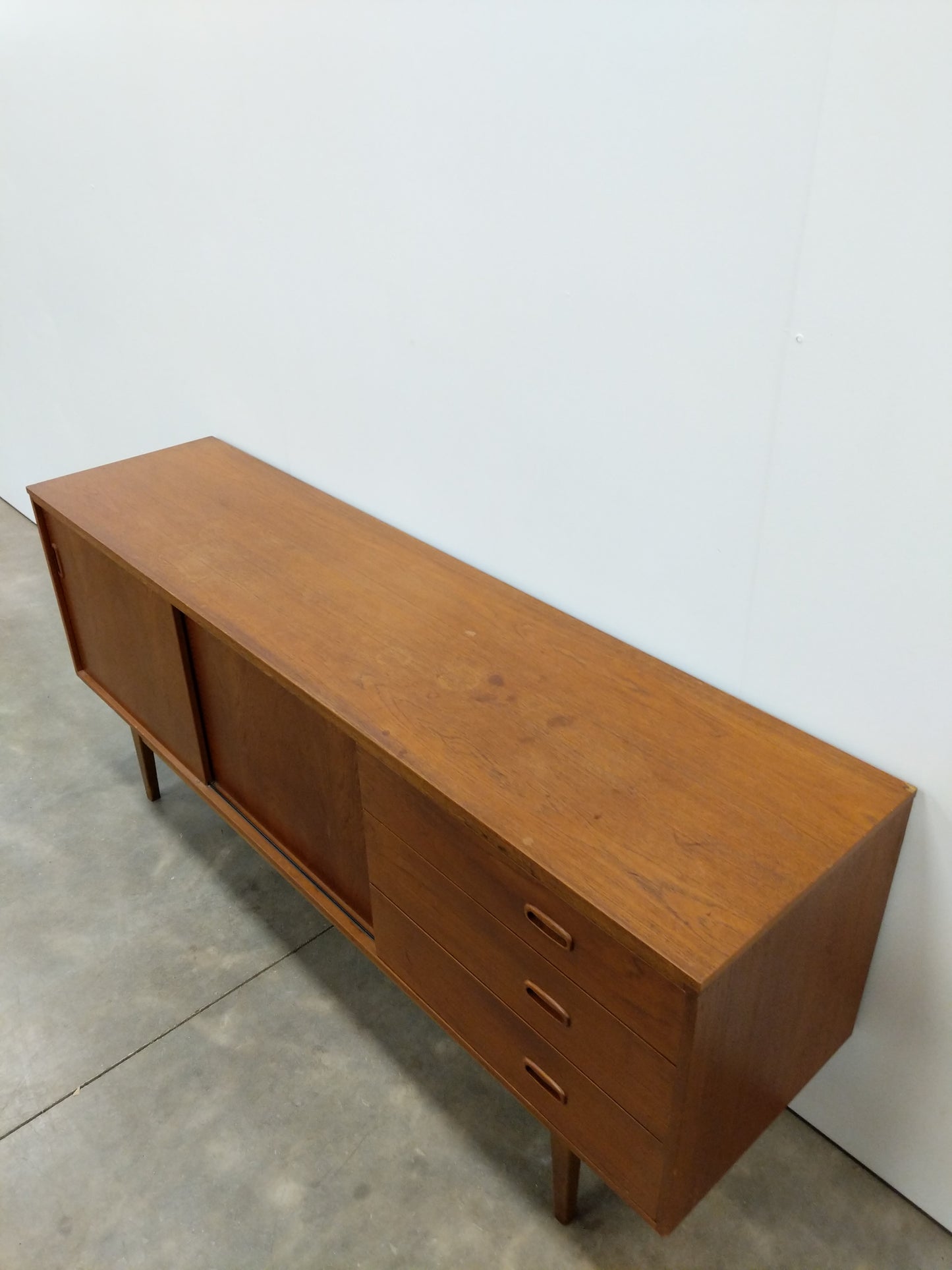 Vintage Mid Century Modern Teak Credenza by Austinsuite