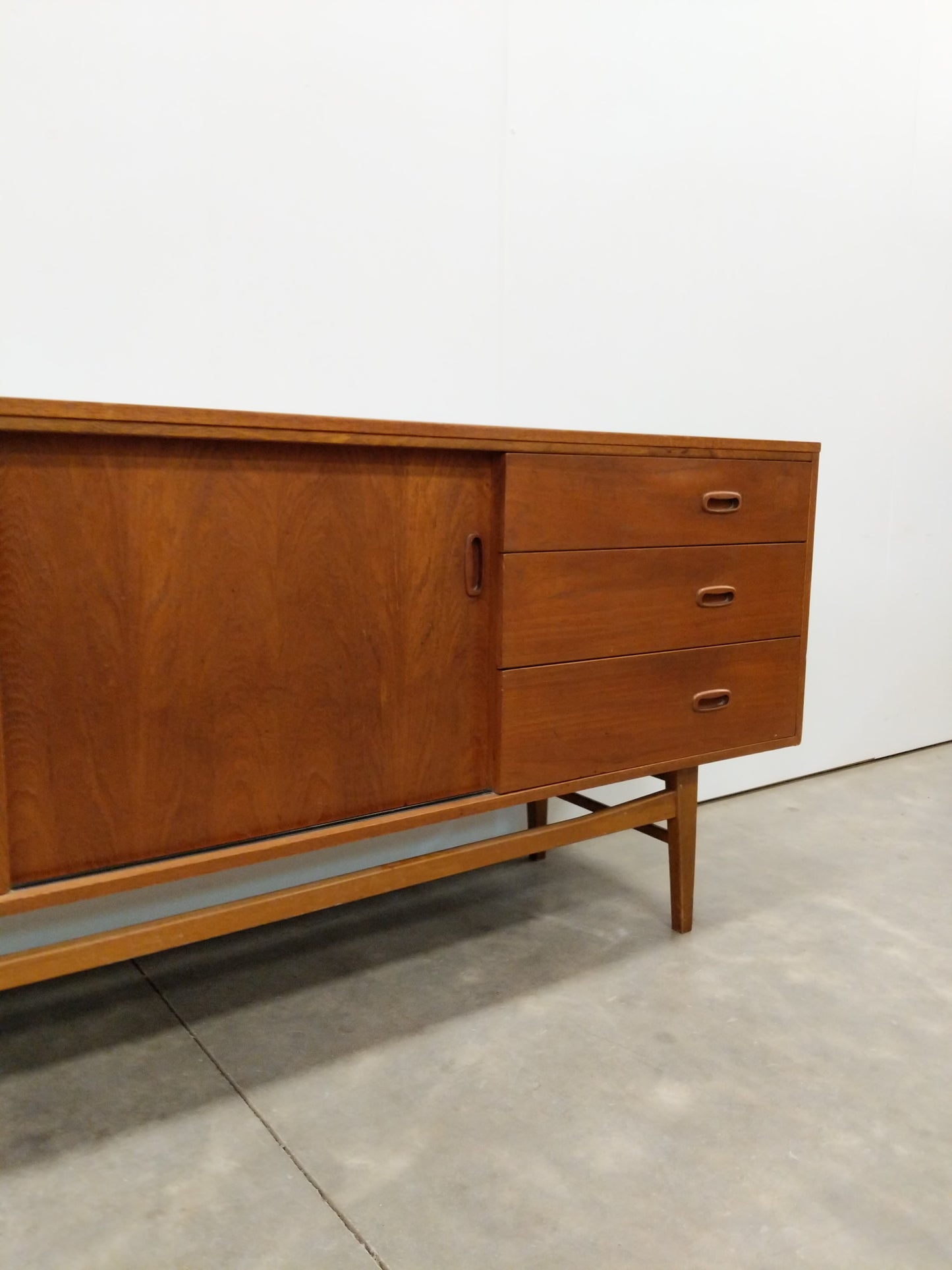 Vintage Mid Century Modern Teak Credenza by Austinsuite