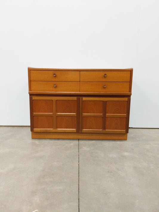 Vintage Mid Century Modern Teak Cabinet / Console by Nathan