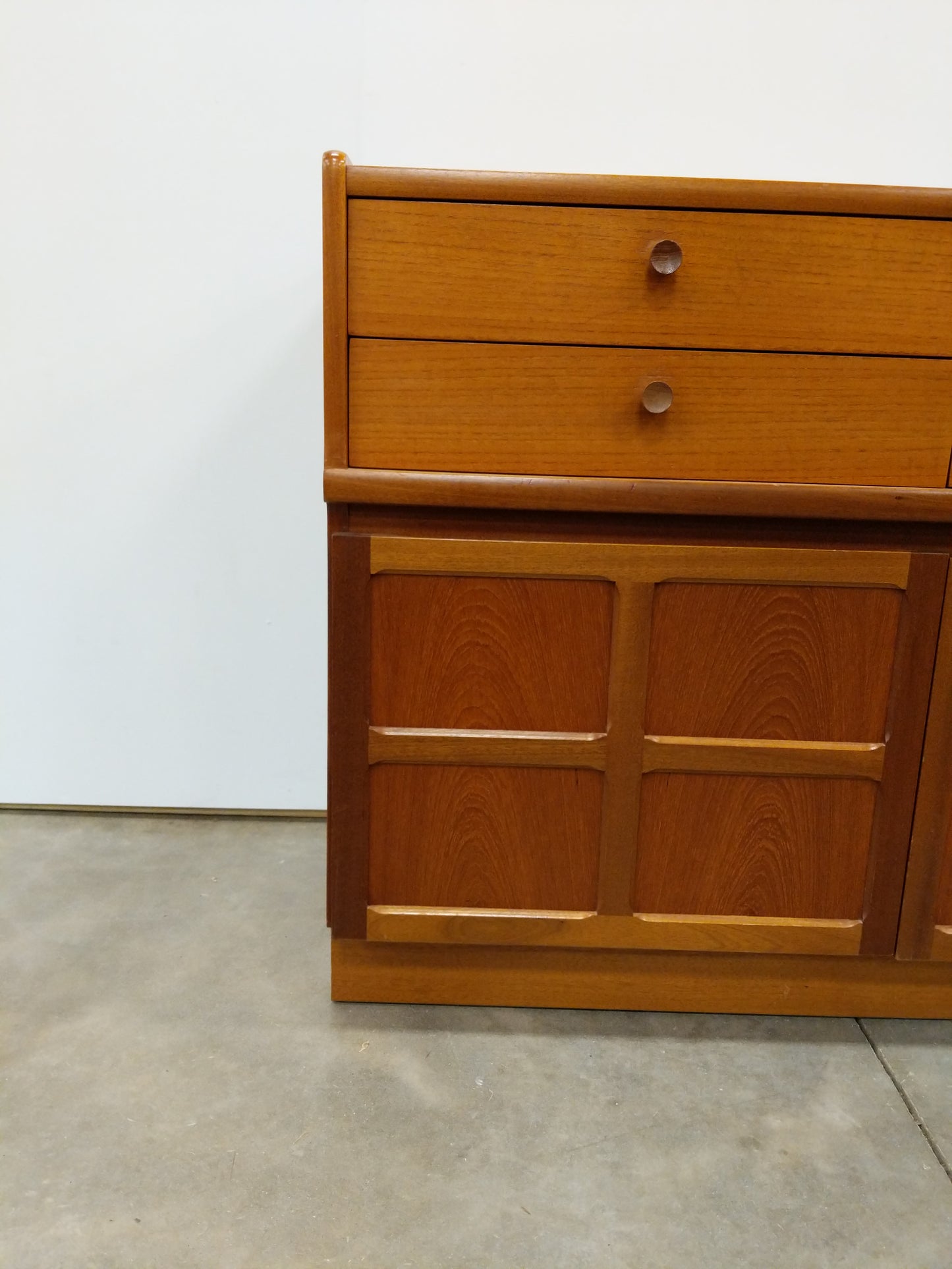 Vintage Mid Century Modern Teak Cabinet / Console by Nathan