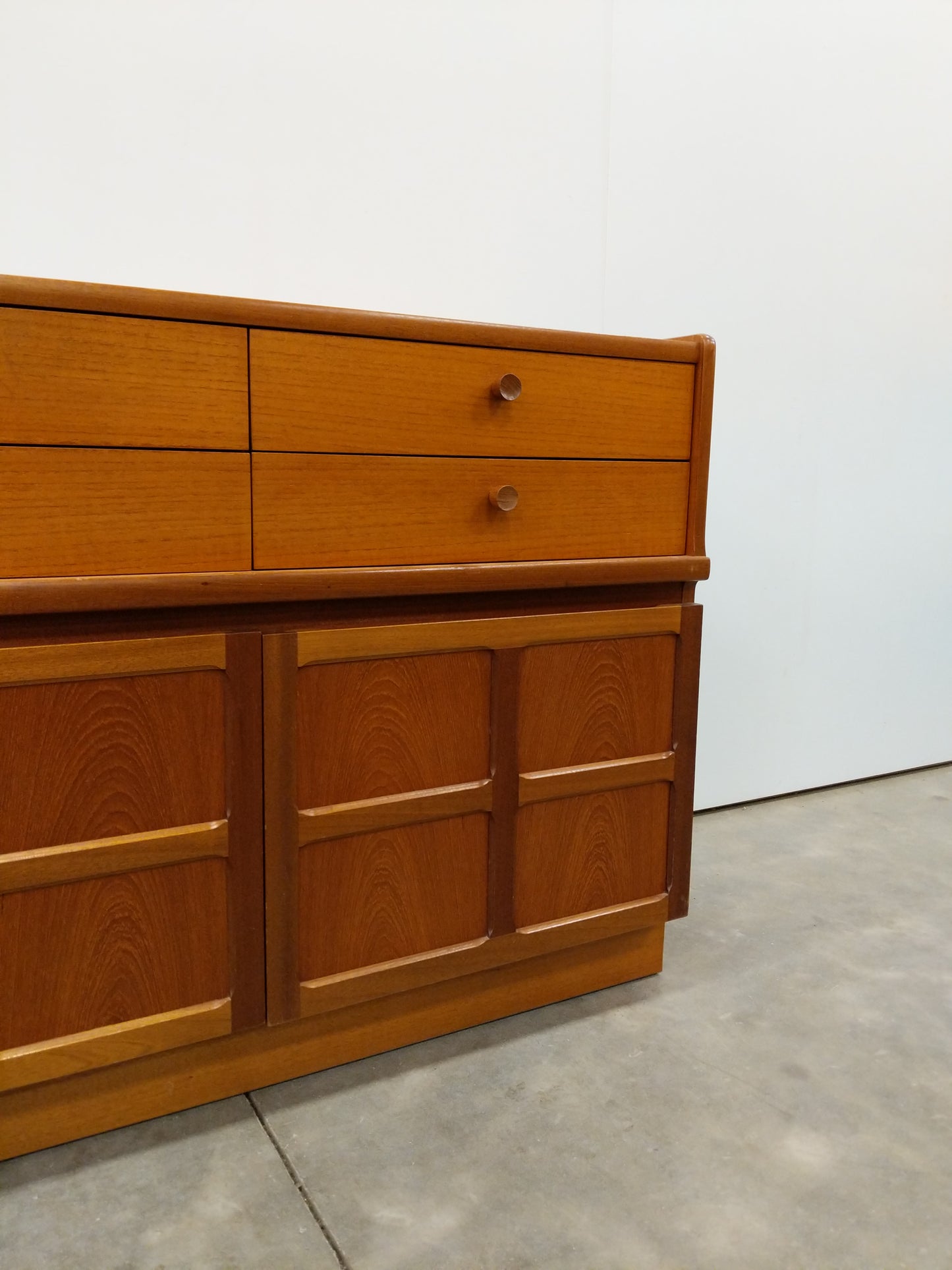 Vintage Mid Century Modern Teak Cabinet / Console by Nathan