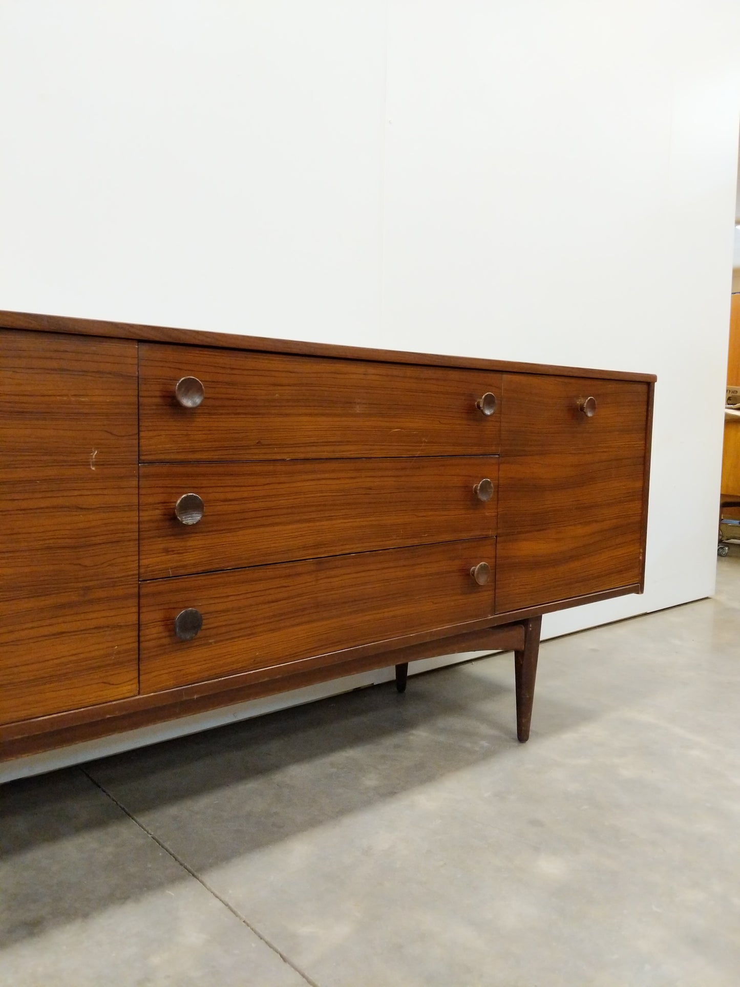 Vintage Mid Century Modern Credenza