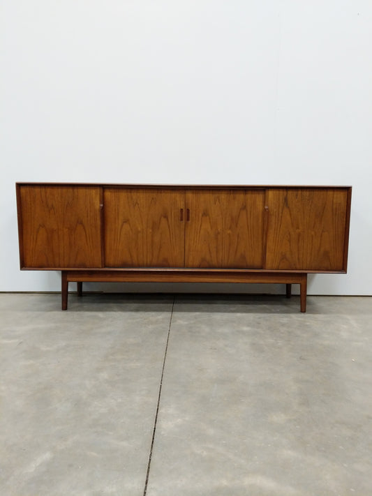 Vintage Mid Century Danish Modern Teak Credenza