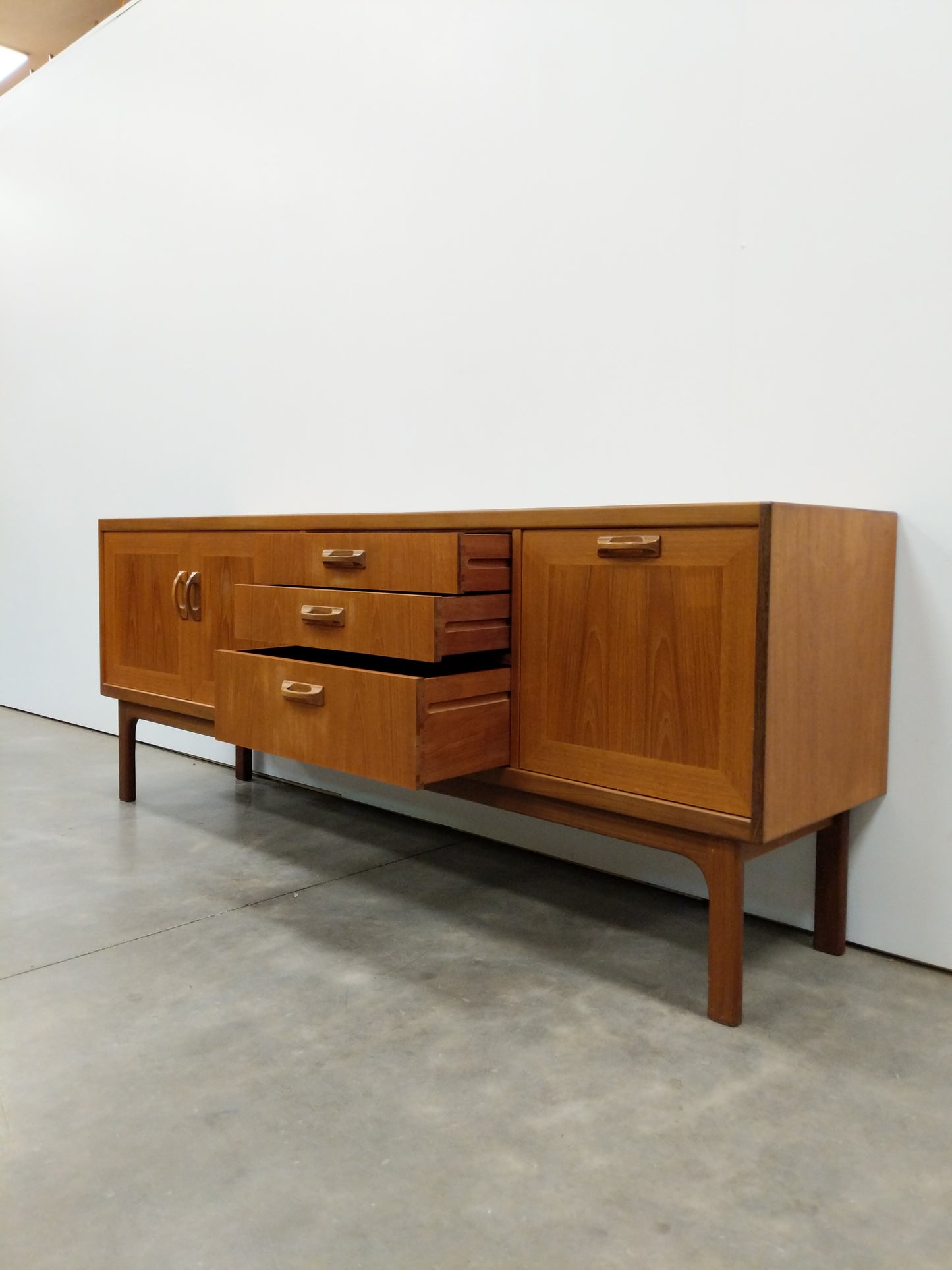 Vintage Mid Century Modern Teak Credenza by G Plan