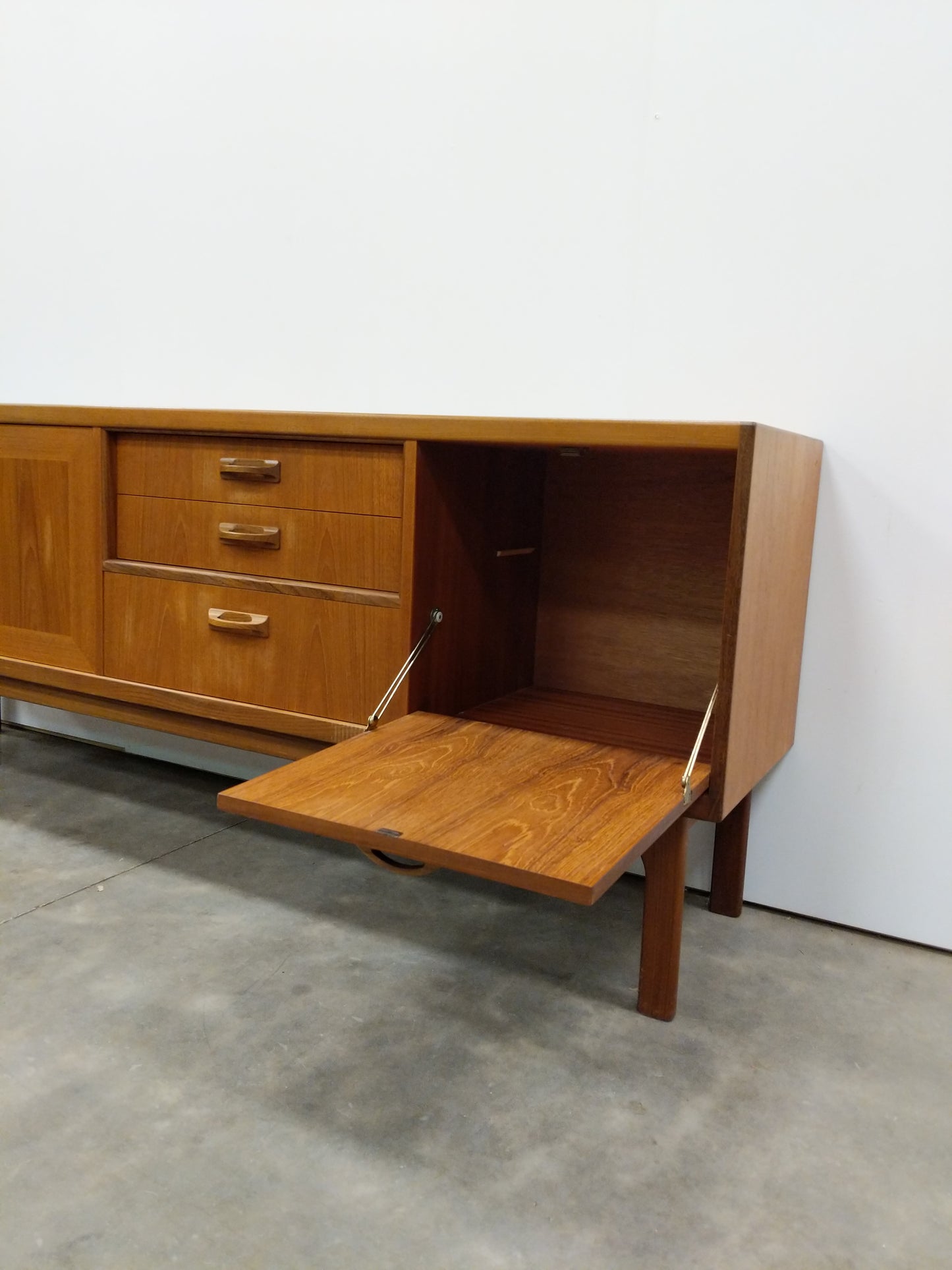 Vintage Mid Century Modern Teak Credenza by G Plan