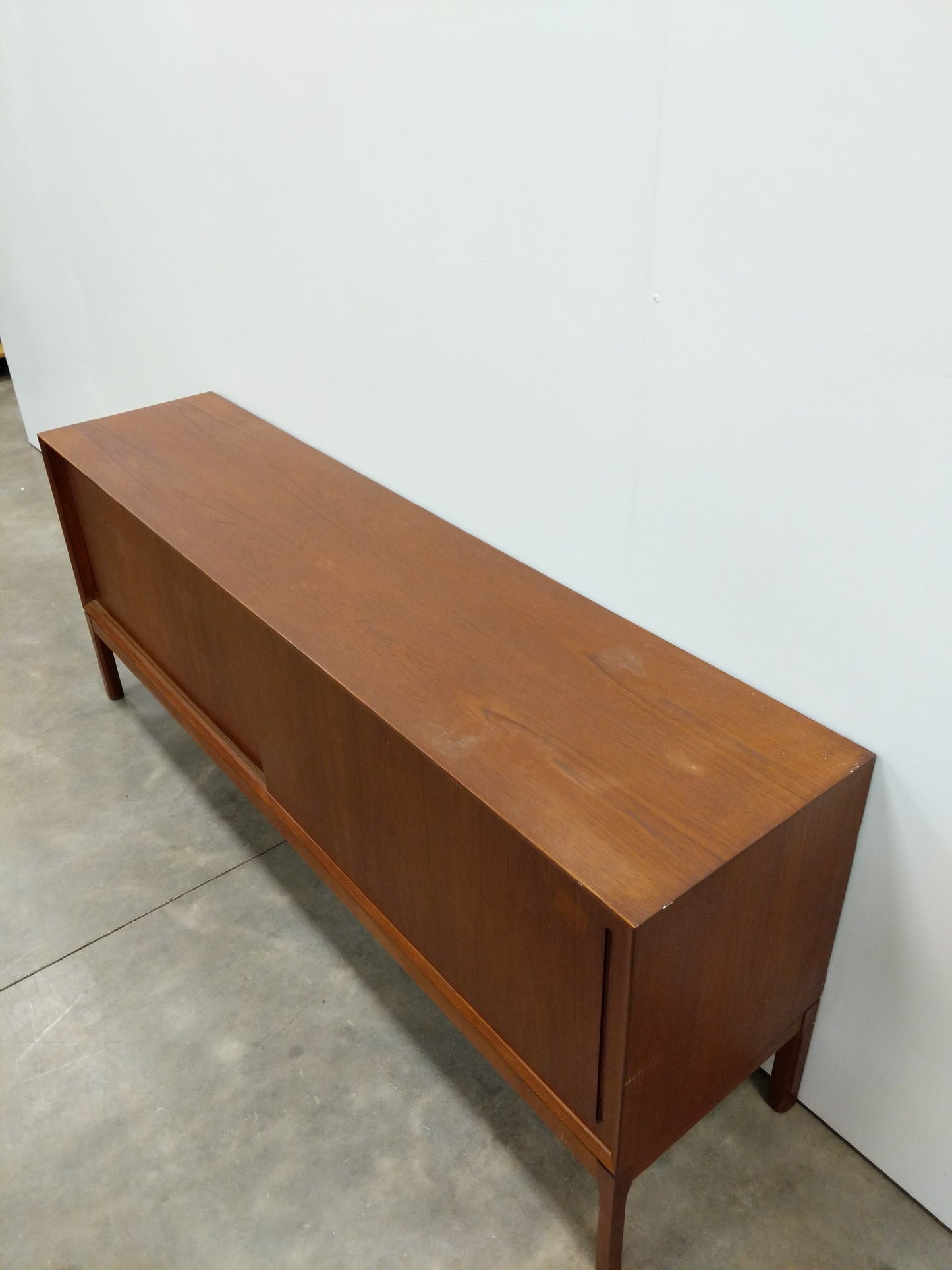 Vintage Mid Century Danish Modern Teak Credenza