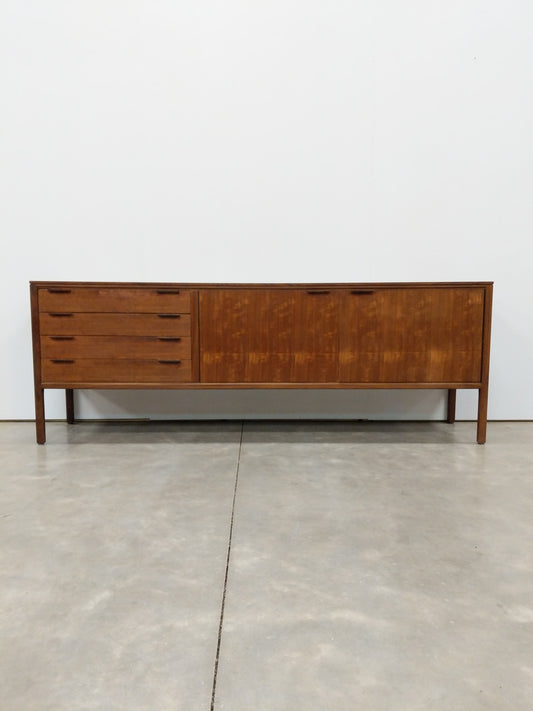 Vintage Mid Century Modern Teak Credenza