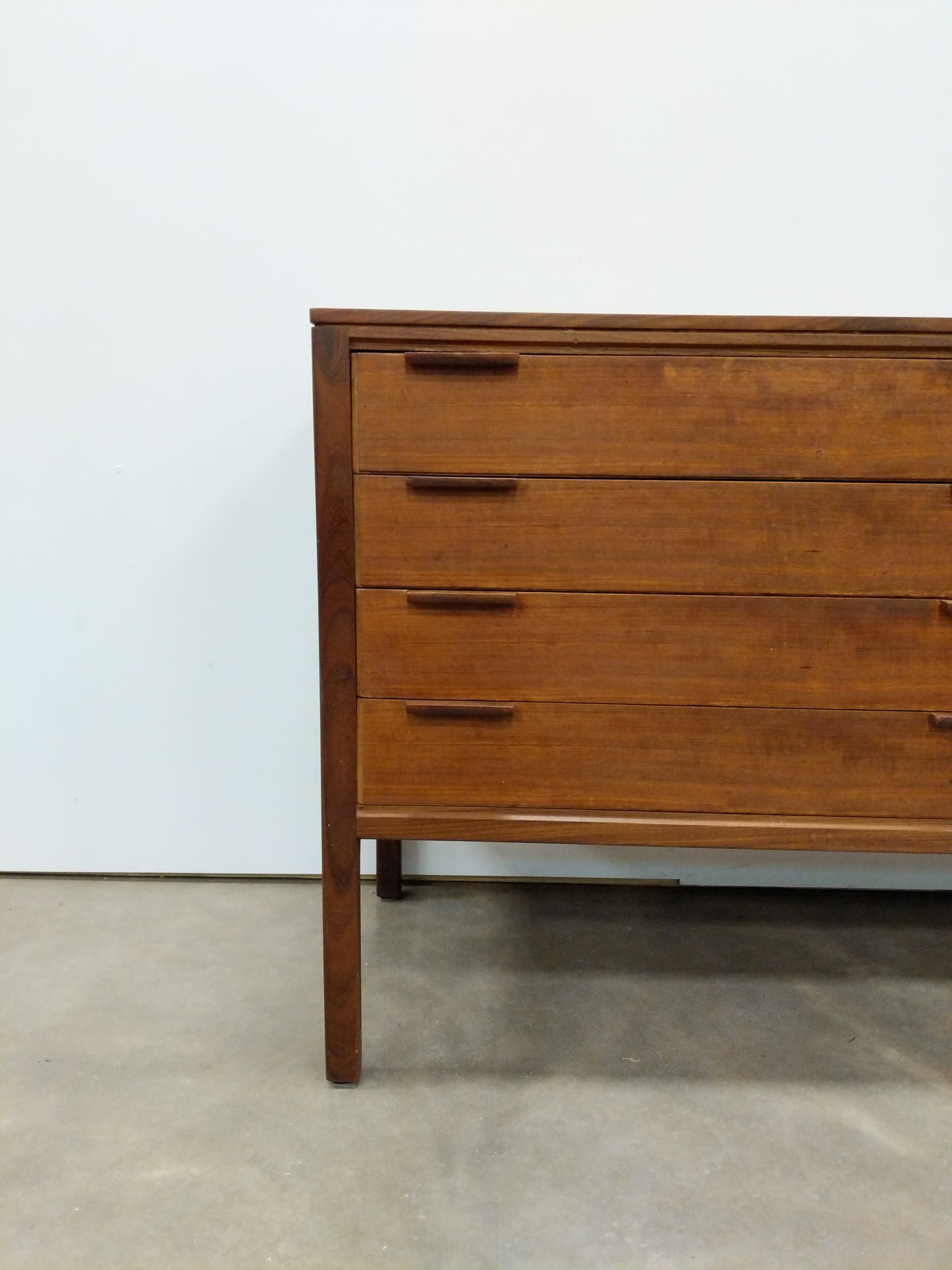 Vintage Mid Century Modern Teak Credenza