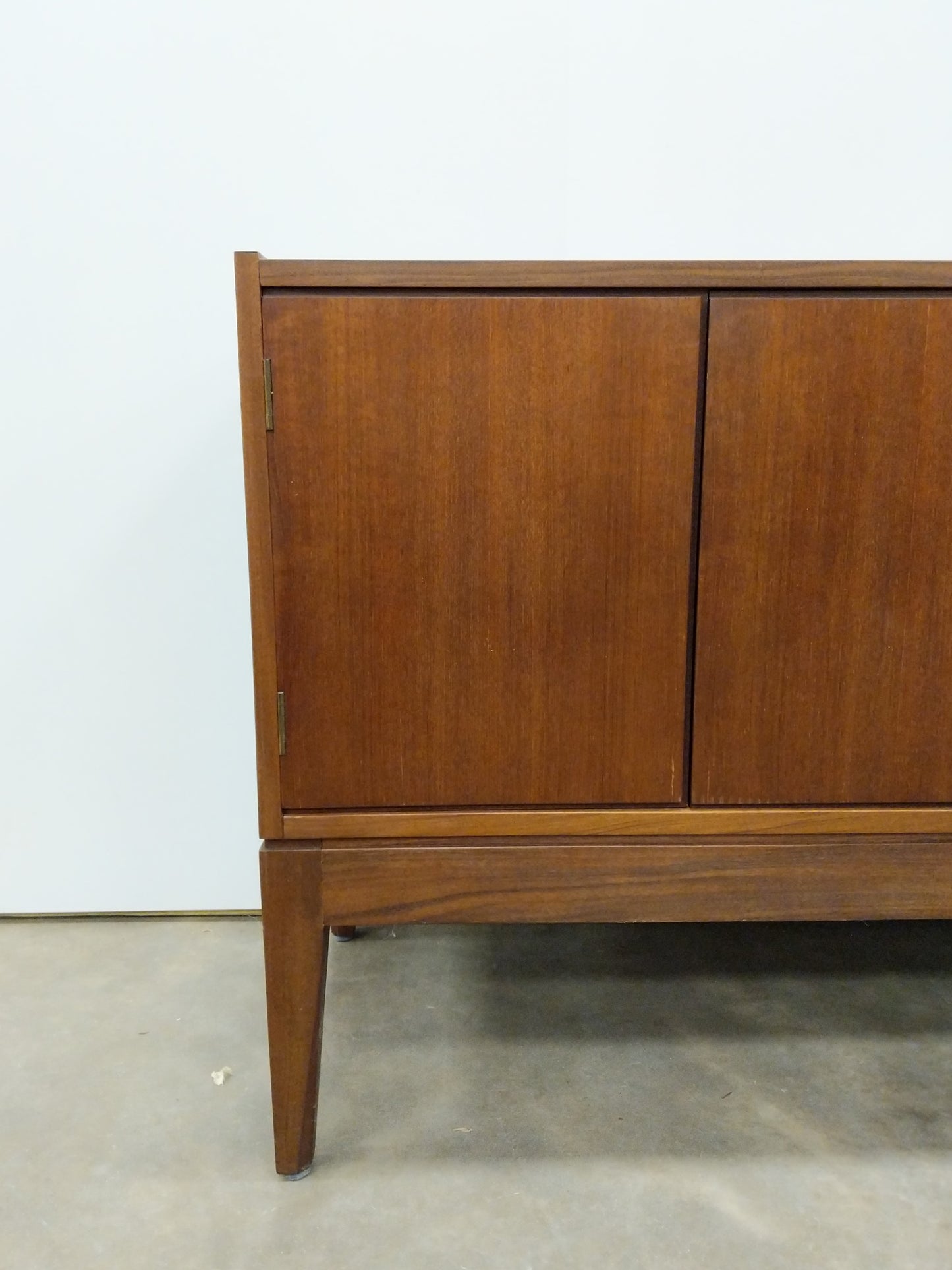 Vintage Mid Century Modern Teak Credenza