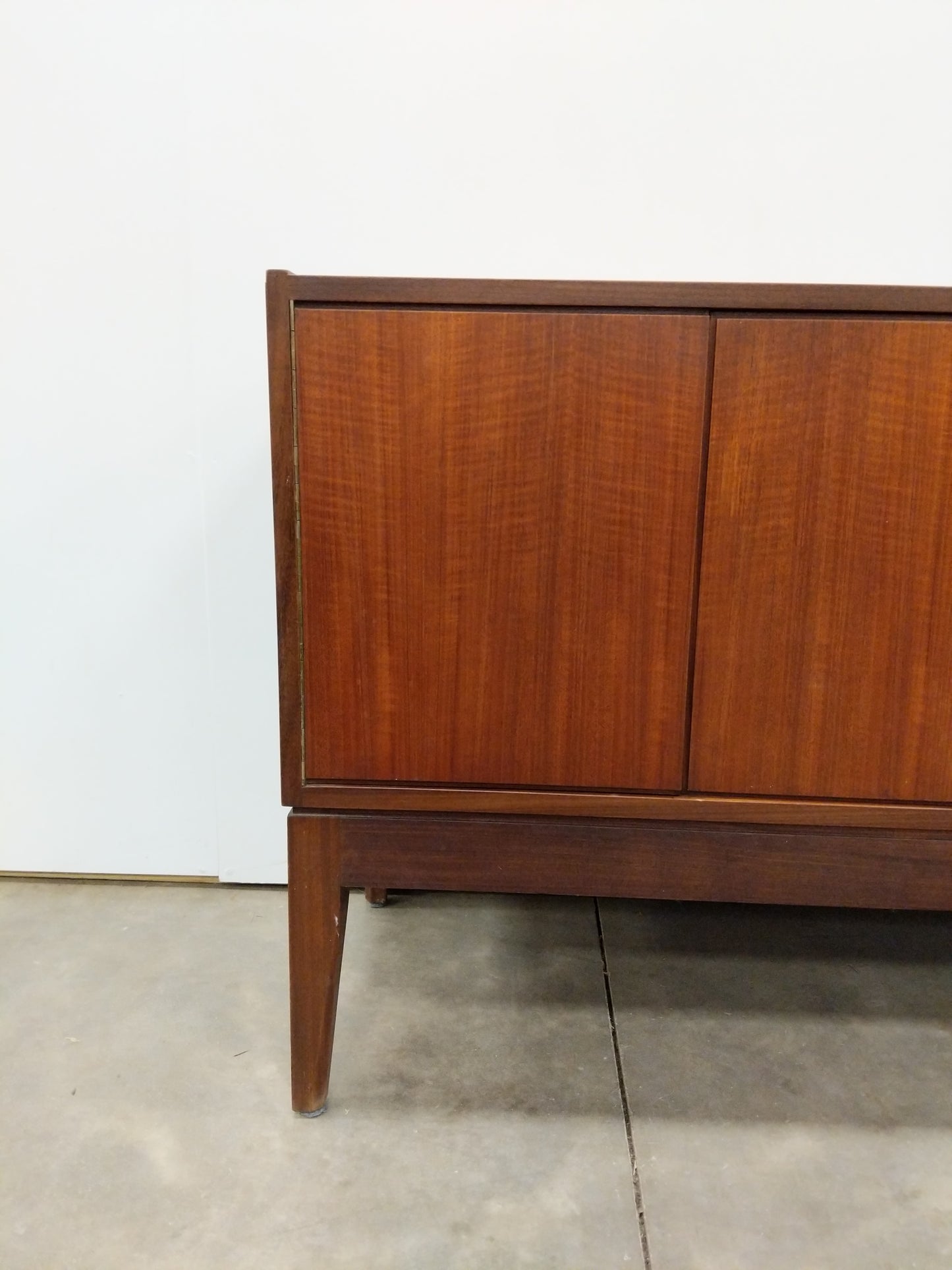 Vintage Mid Century Modern Teak Credenza