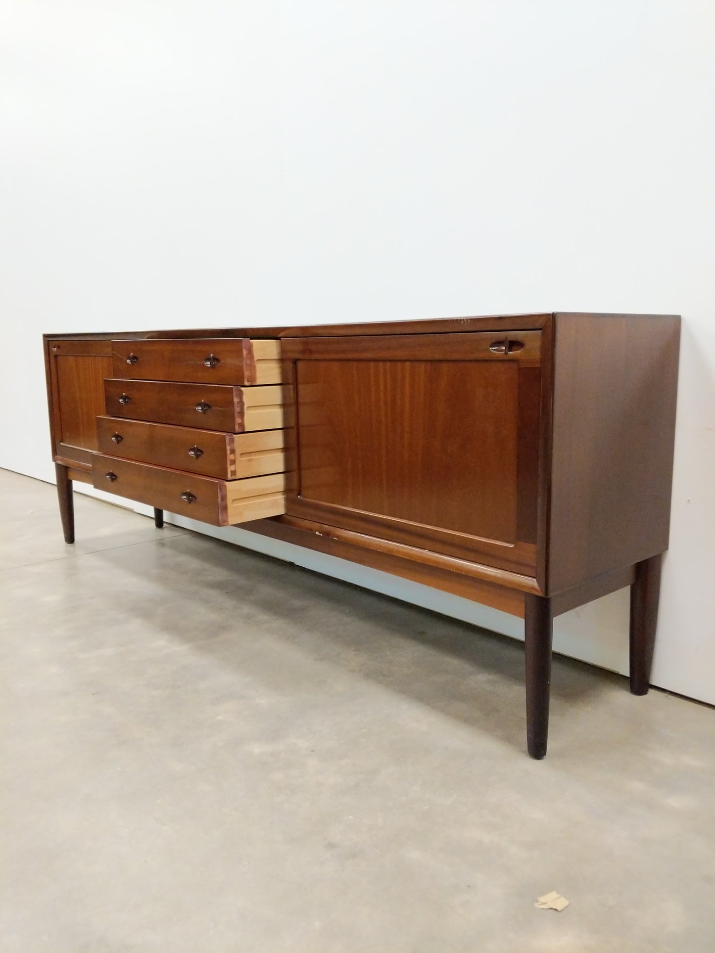 Vintage Mid Century Modern Credenza
