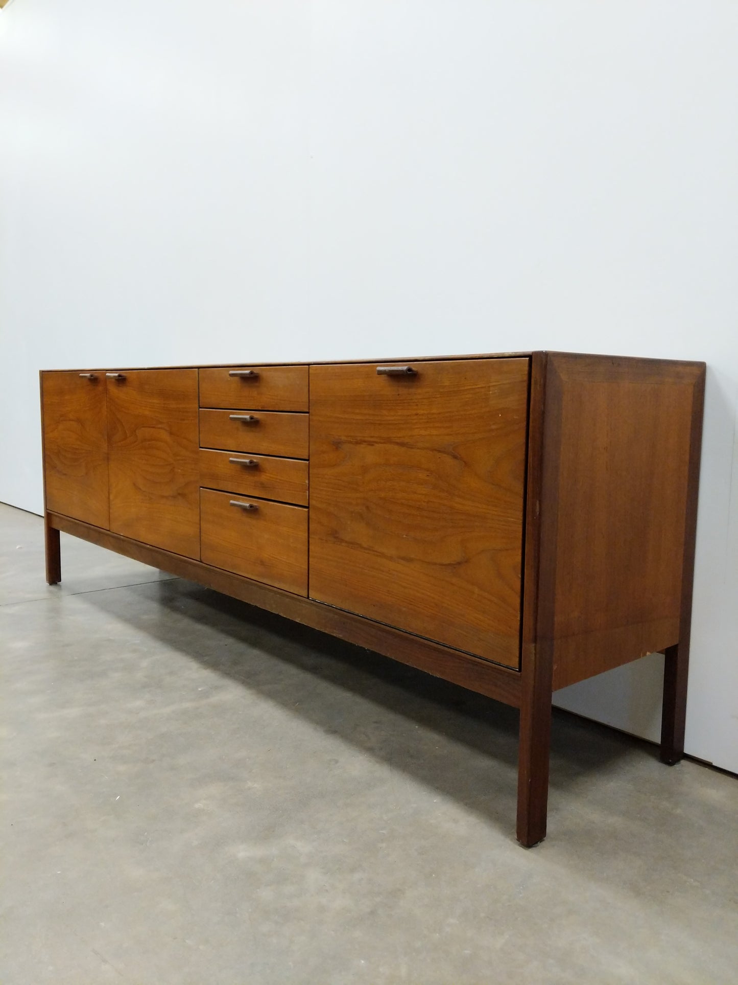 Vintage Mid Century Modern Teak Credenza by Meredew