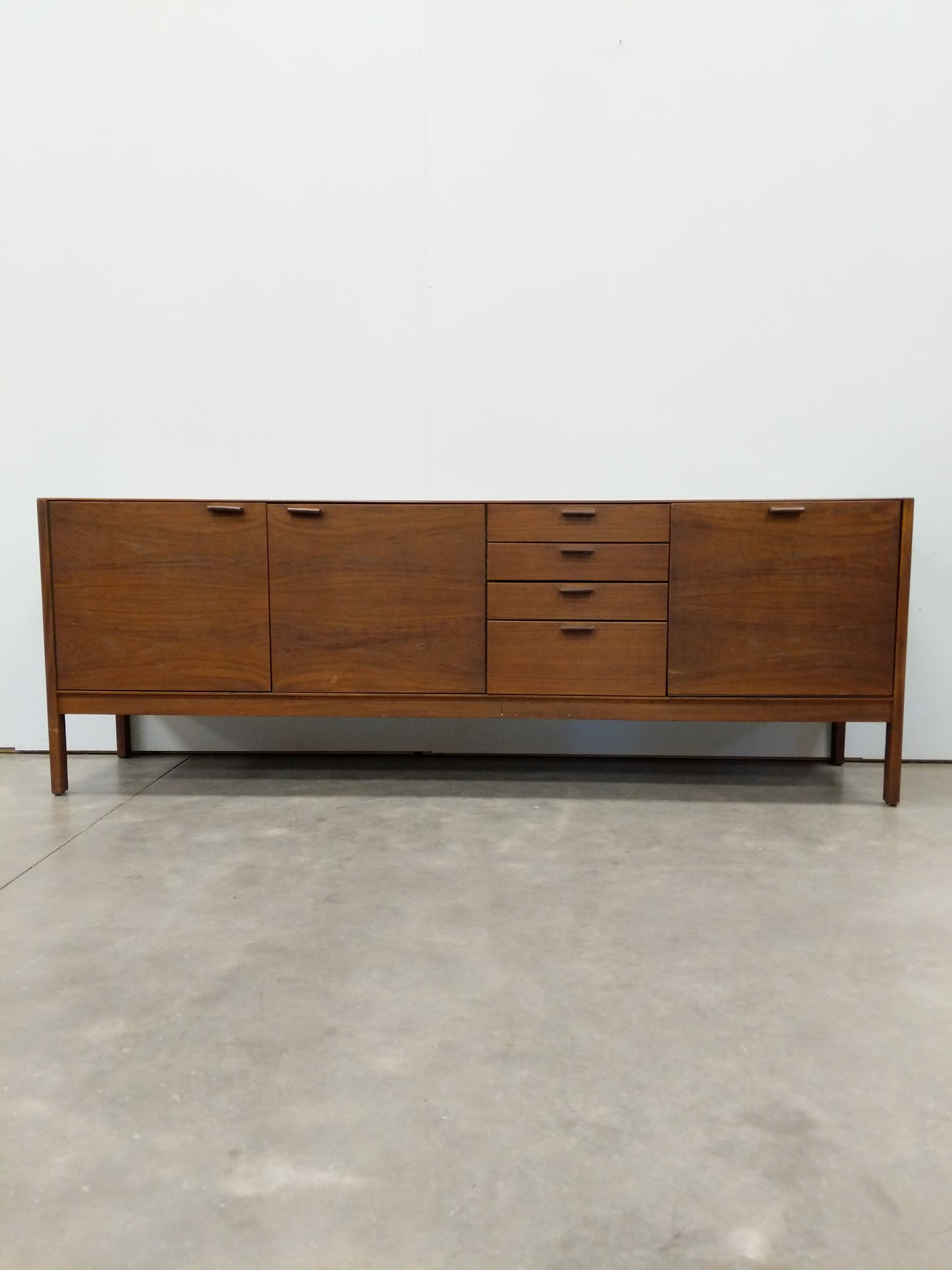Vintage Mid Century Modern Teak Credenza by Meredew