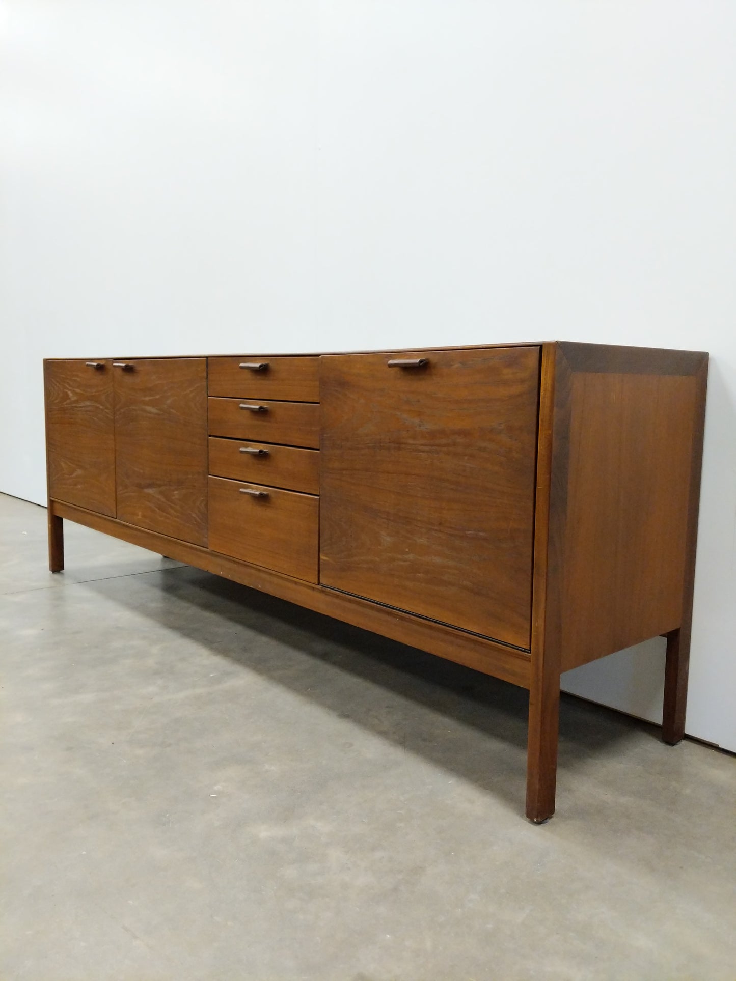 Vintage Mid Century Modern Teak Credenza by Meredew