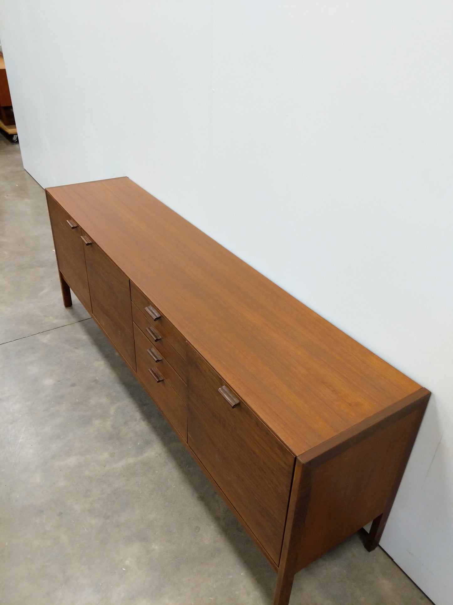 Vintage Mid Century Modern Teak Credenza by Meredew