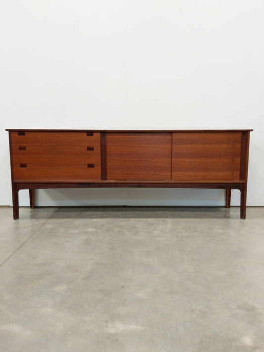 Vintage Mid Century Modern Teak Credenza