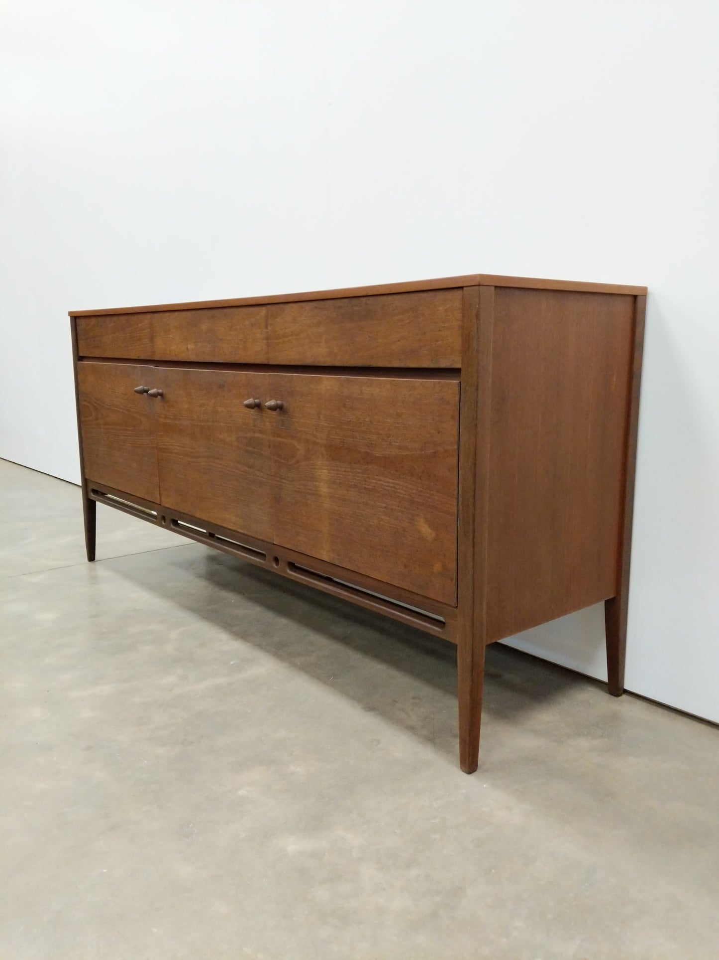 Vintage Mid Century Modern Teak Credenza by Younger