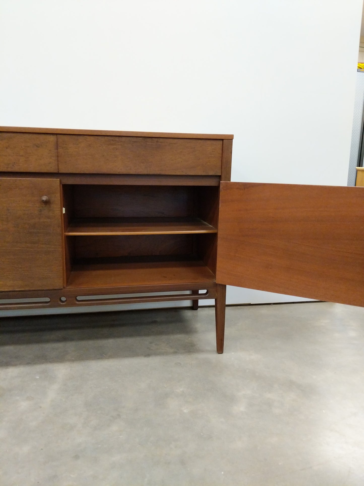 Vintage Mid Century Modern Teak Credenza by Younger