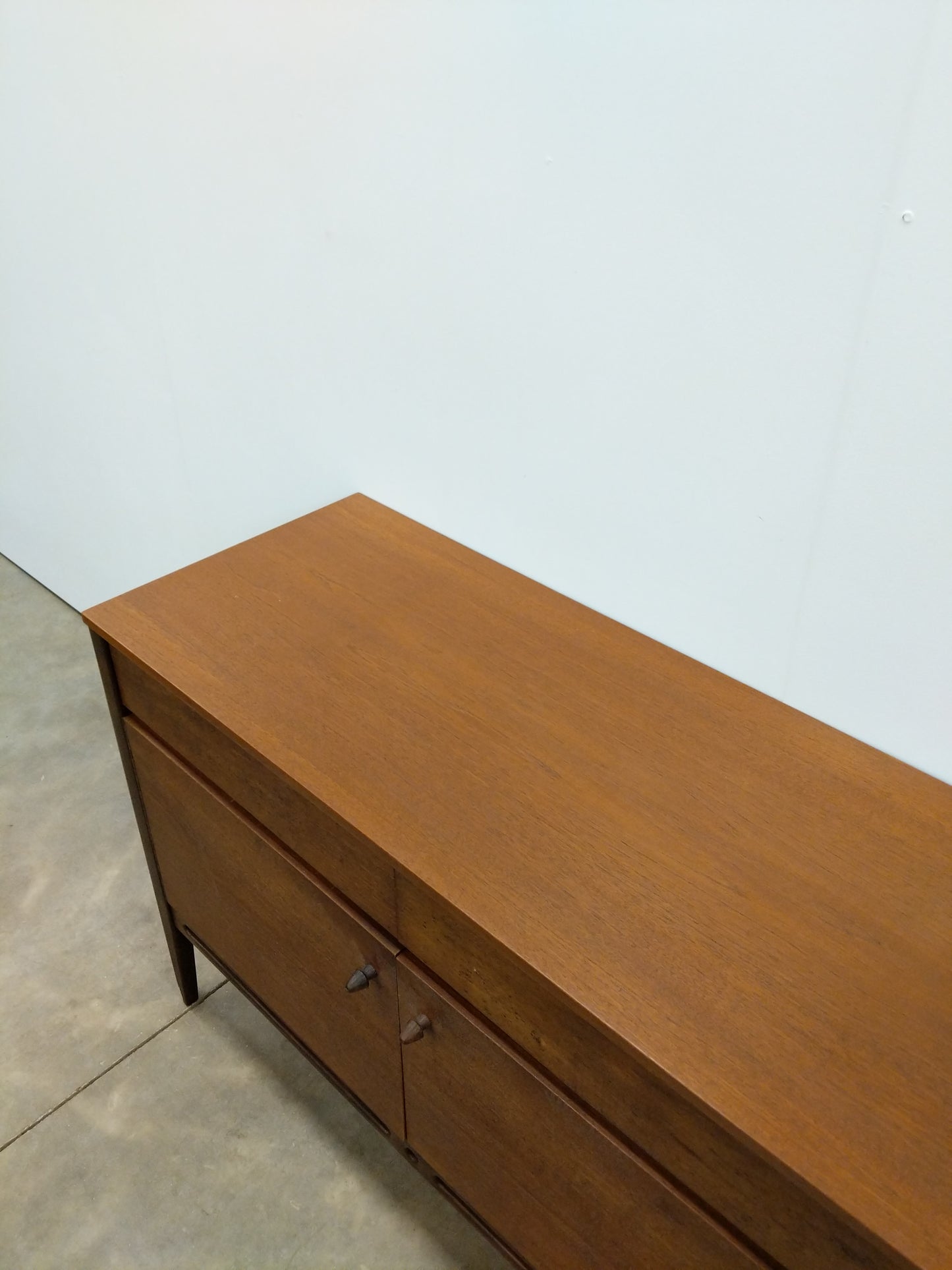 Vintage Mid Century Modern Teak Credenza by Younger