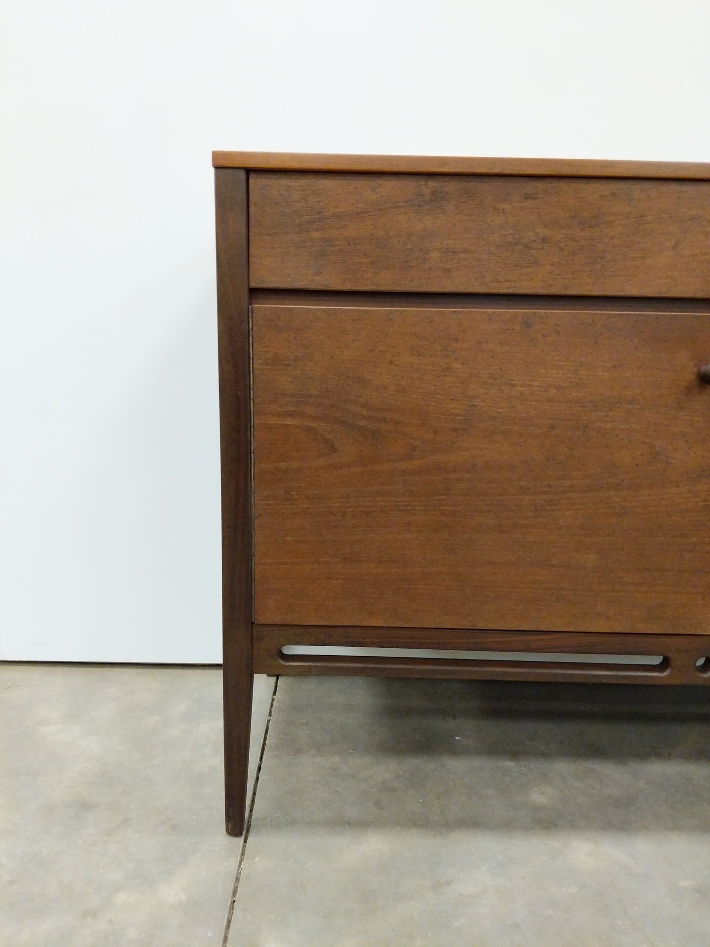 Vintage Mid Century Modern Teak Credenza by Younger