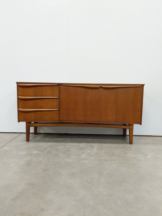 Vintage Mid Century Modern Teak Credenza
