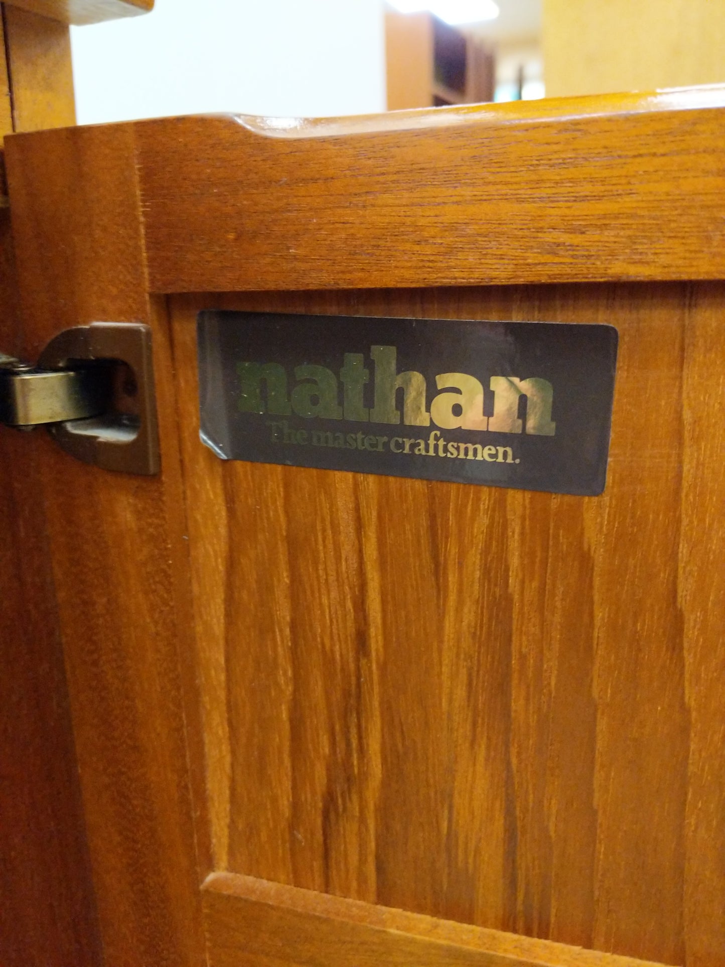 Vintage Mid Century Modern Teak Cabinet / Console by Nathan
