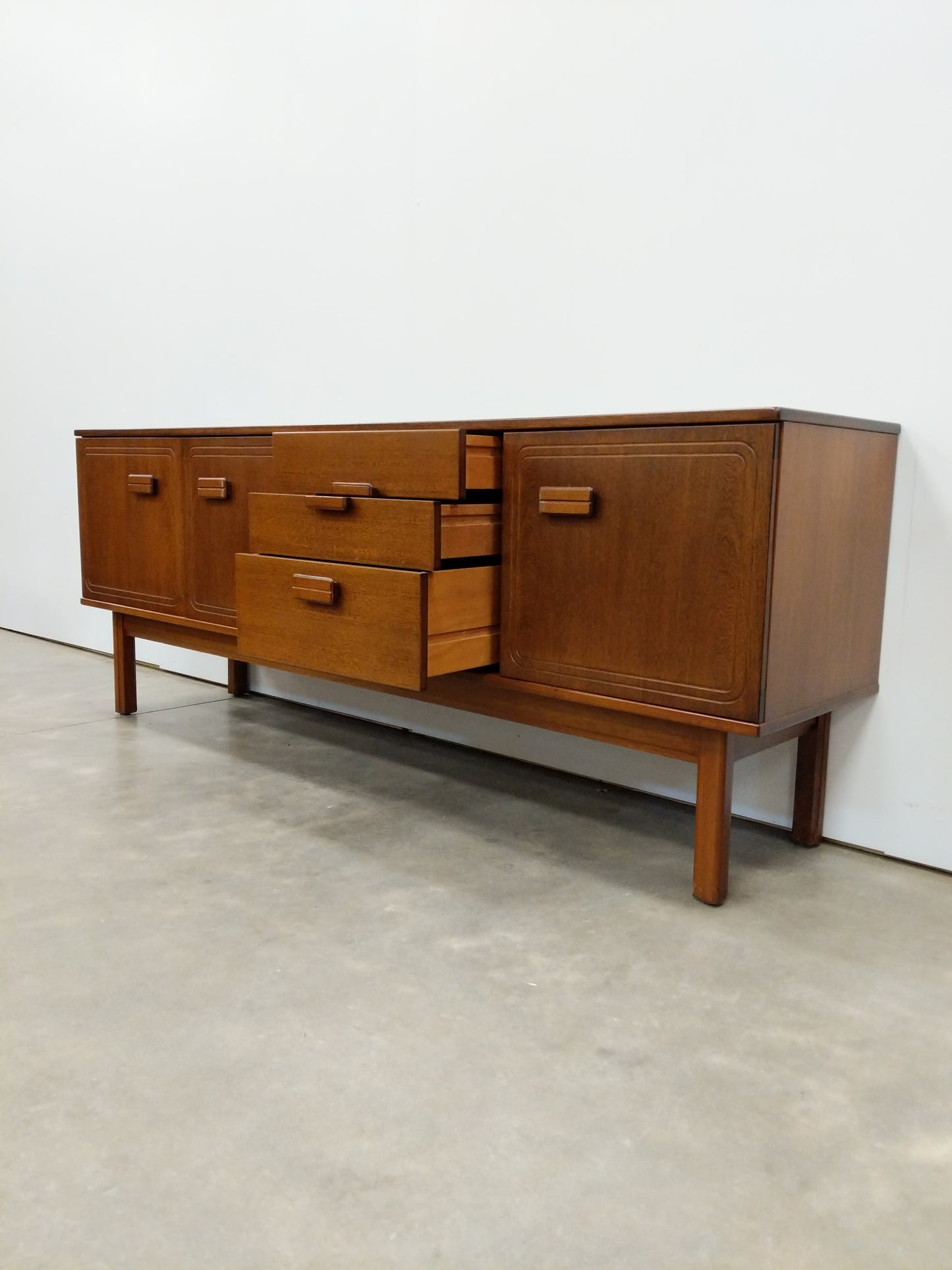 Vintage Mid Century Modern Credenza by Alfred Cox