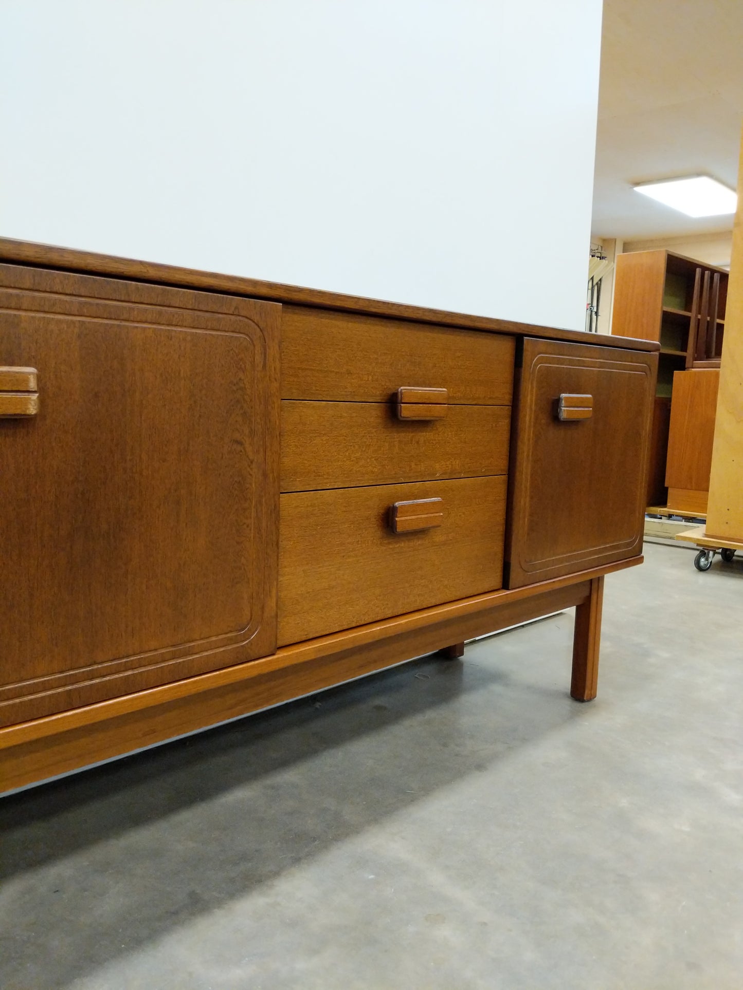 Vintage Mid Century Modern Credenza by Alfred Cox