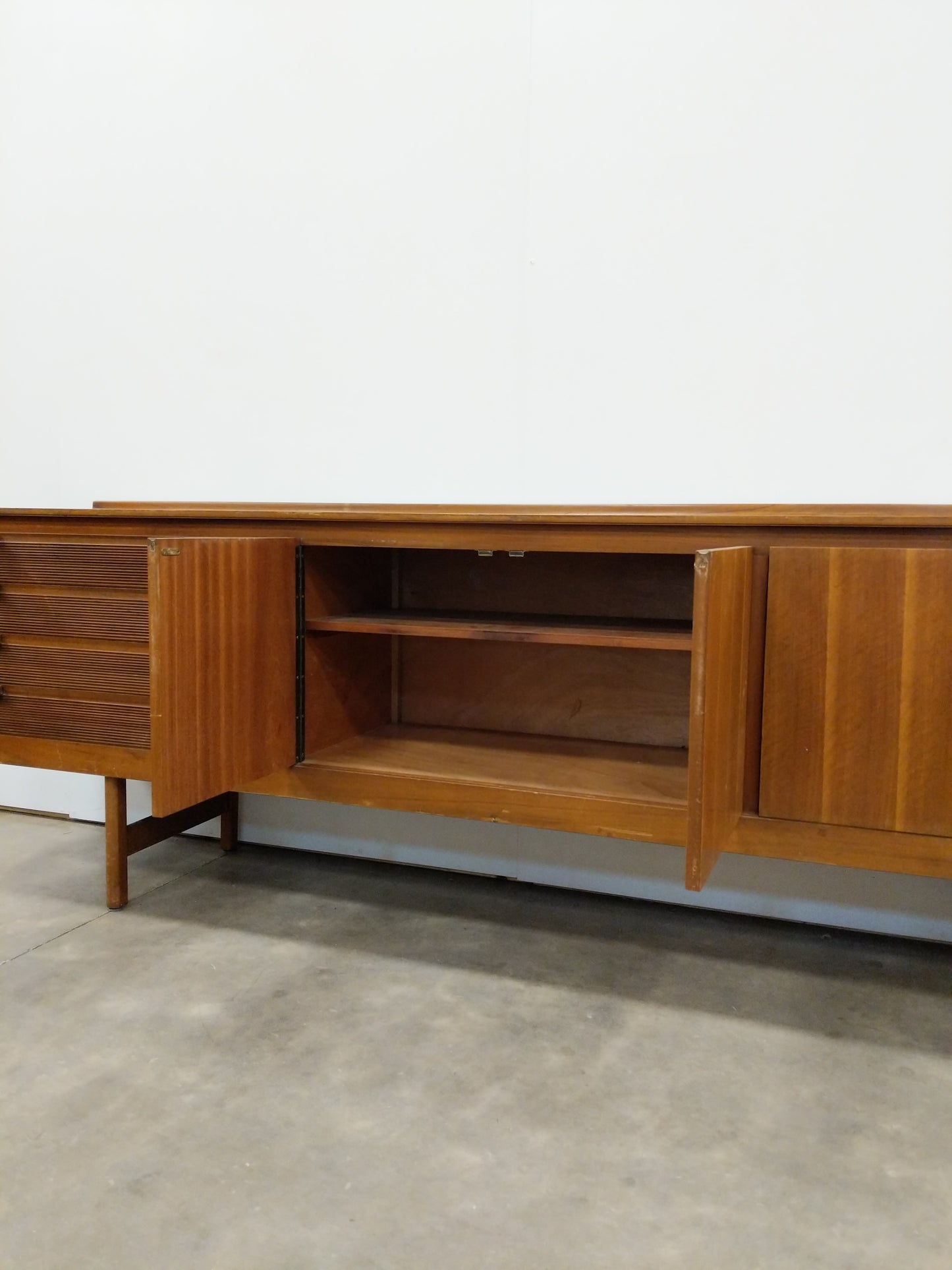 Vintage Mid Century Modern Credenza