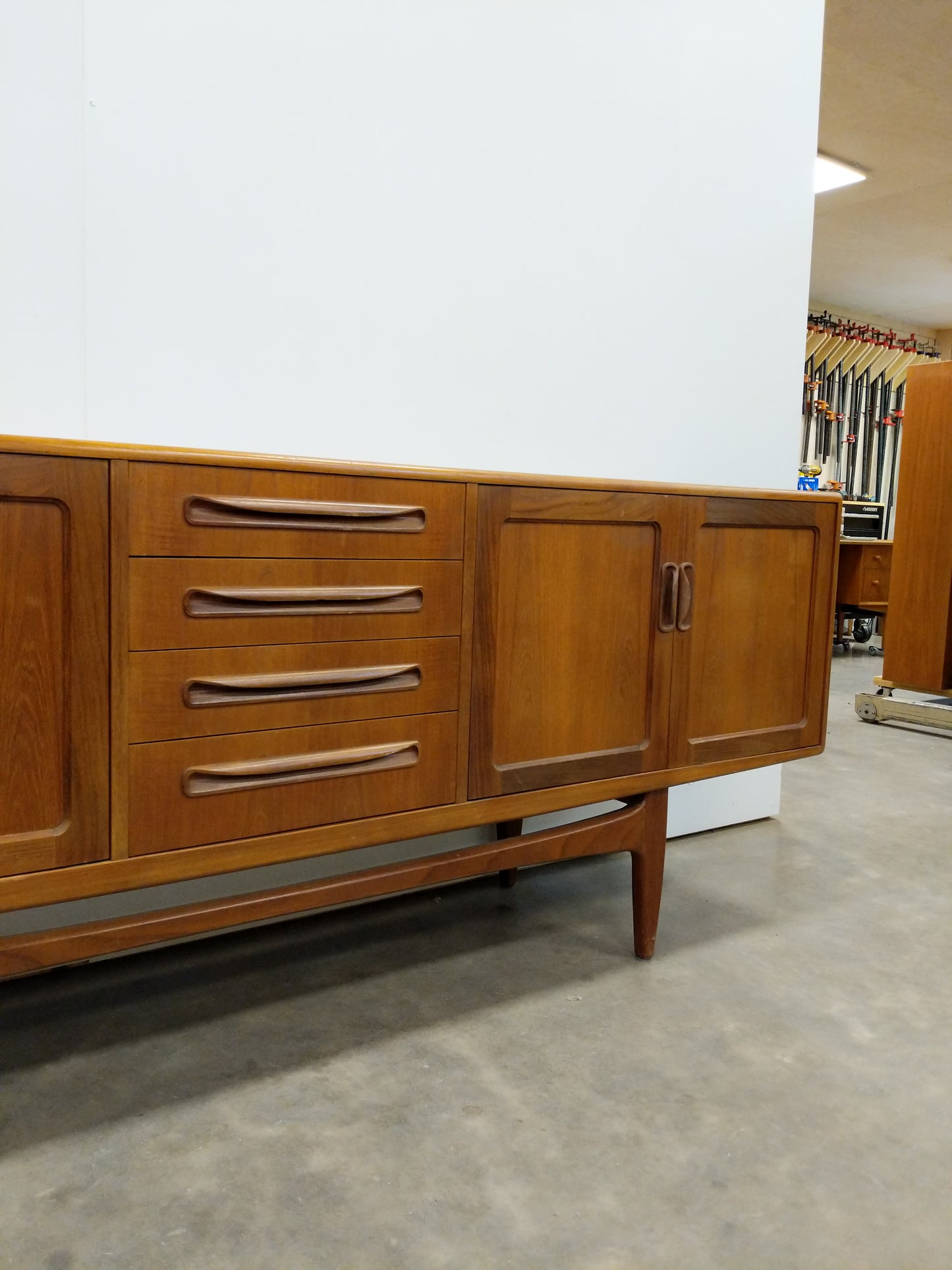 Vintage Mid Century Modern Teak Credenza by G Plan