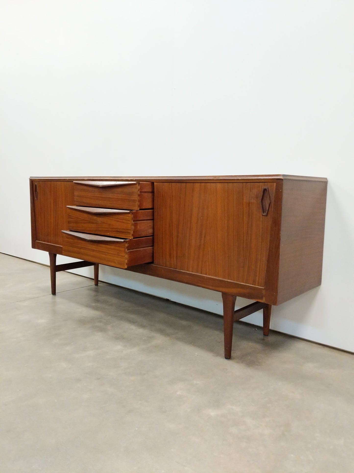 Vintage Mid Century Modern Credenza